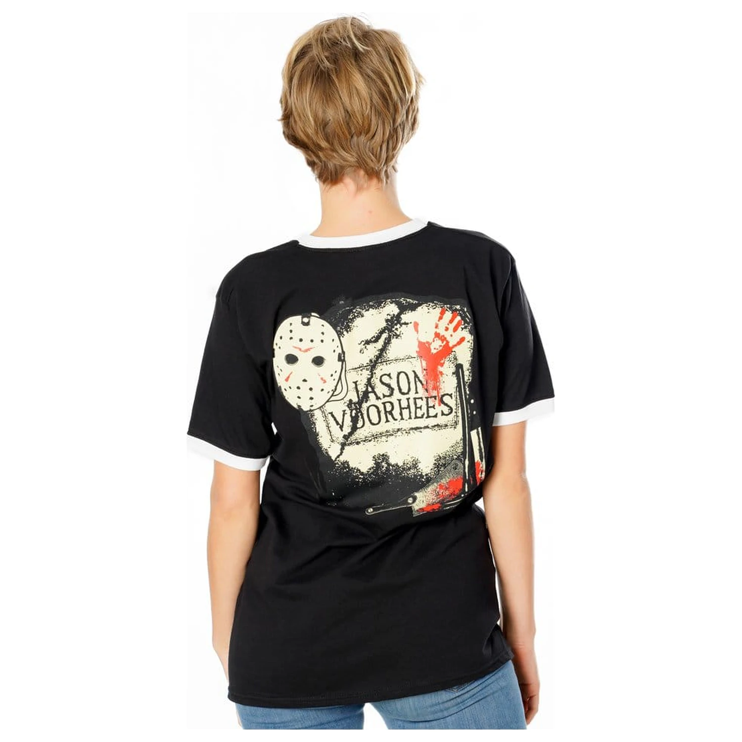 Friday the 13th T-Shirt Life Ring Mask Reverse Produktfoto