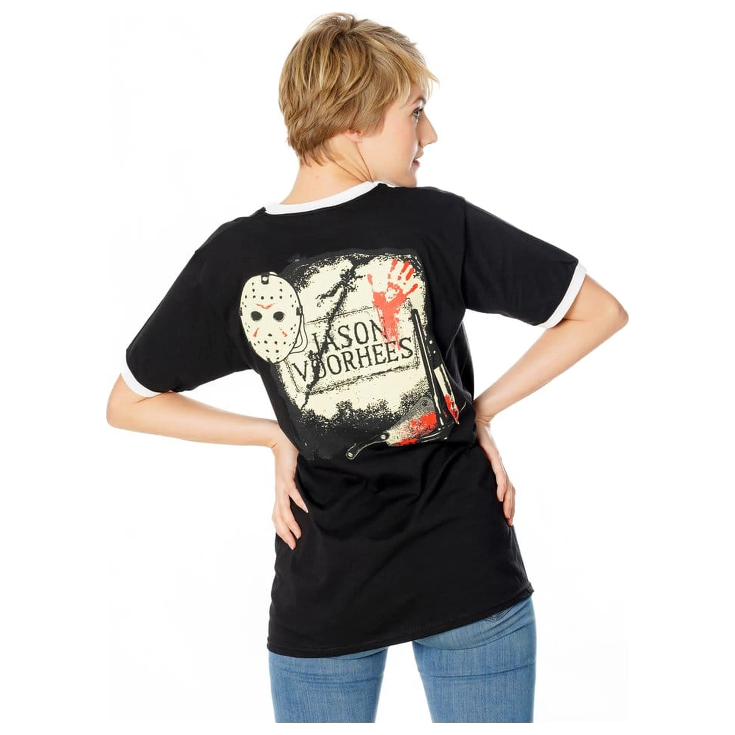 Friday the 13th T-Shirt Life Ring Mask Reverse Produktfoto
