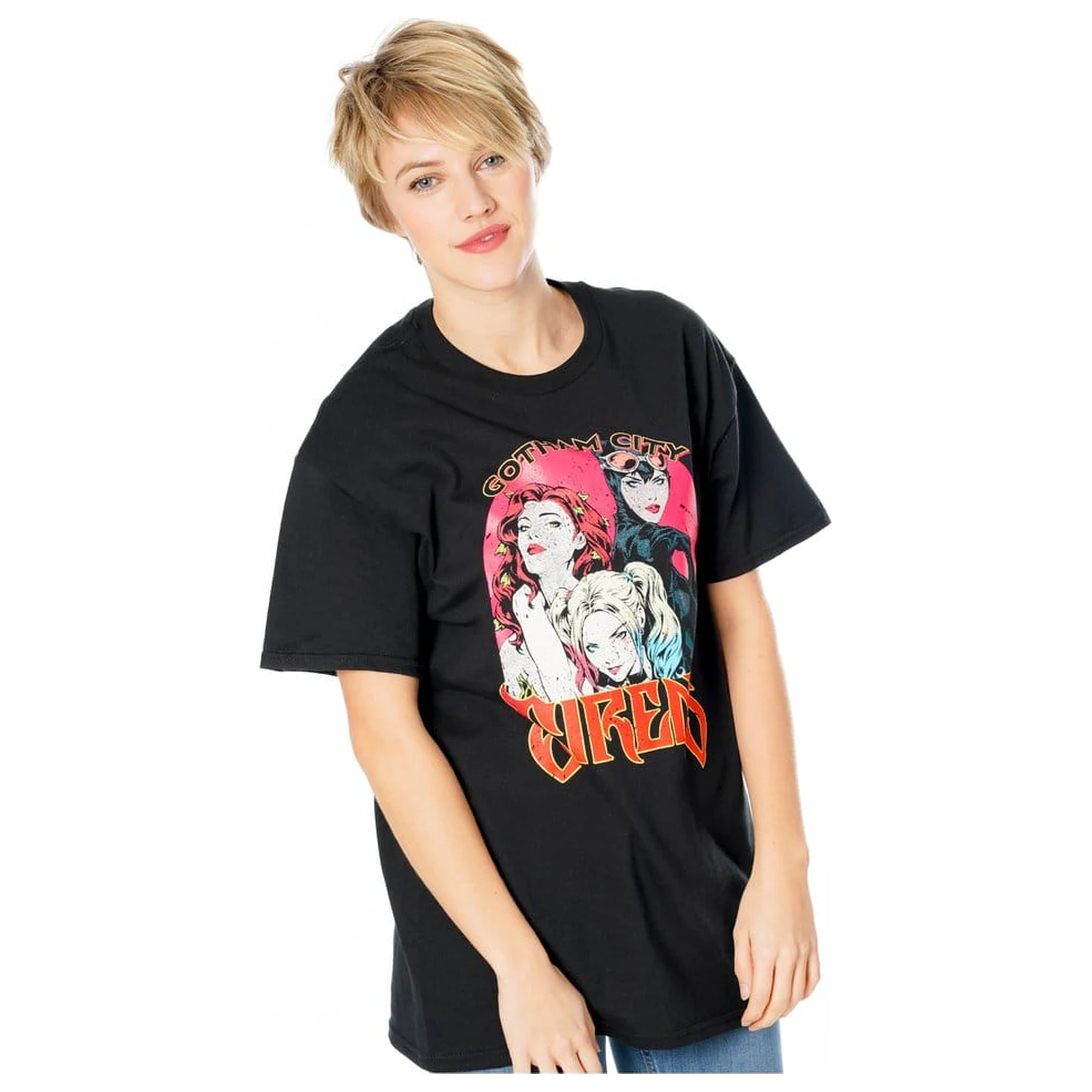 Gotham City Sirens T-Shirt Vintage Poster Produktfoto