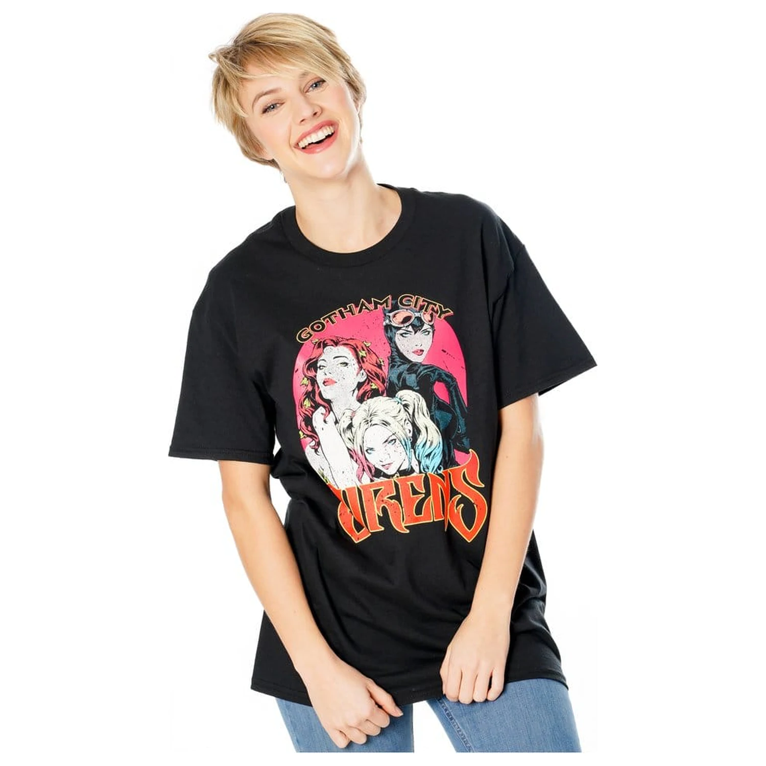 Gotham City Sirens T-Shirt Vintage Poster Produktfoto