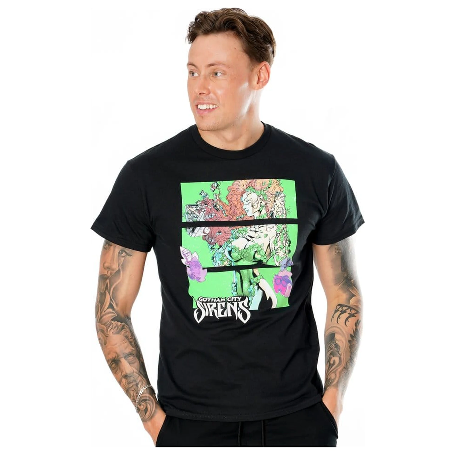 Gotham City Sirens T-Shirt Poison Ivy Sirens Cash Black  Produktfoto