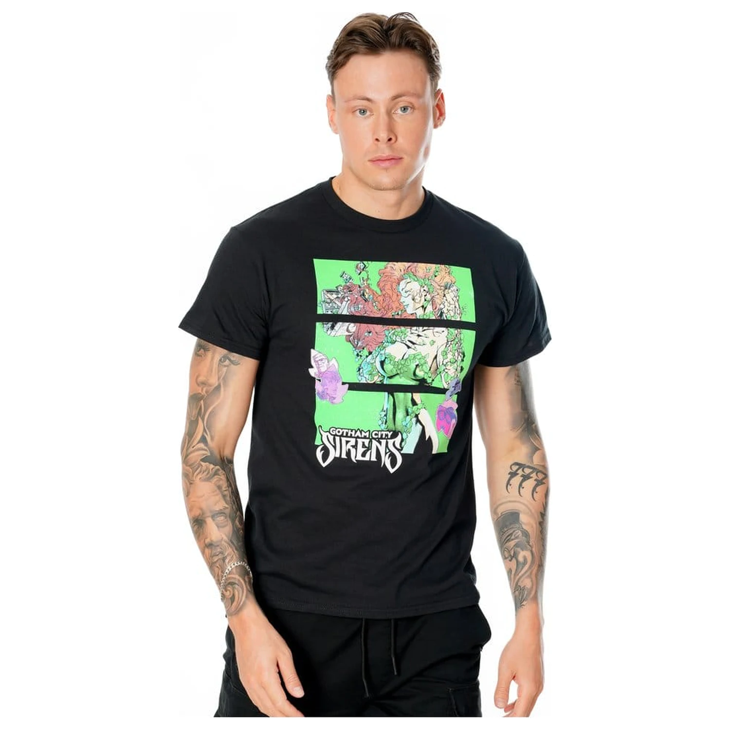 Gotham City Sirens T-Shirt Poison Ivy Sirens Cash Black  Produktfoto