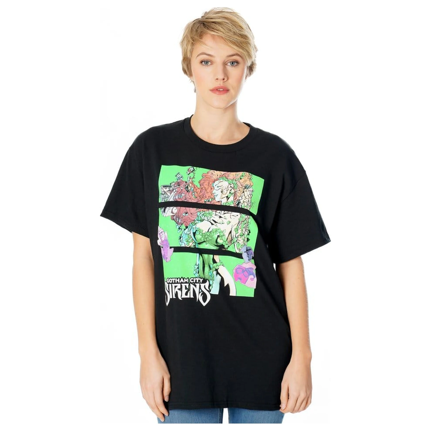 Gotham City Sirens T-Shirt Poison Ivy Sirens Cash Black  Produktfoto