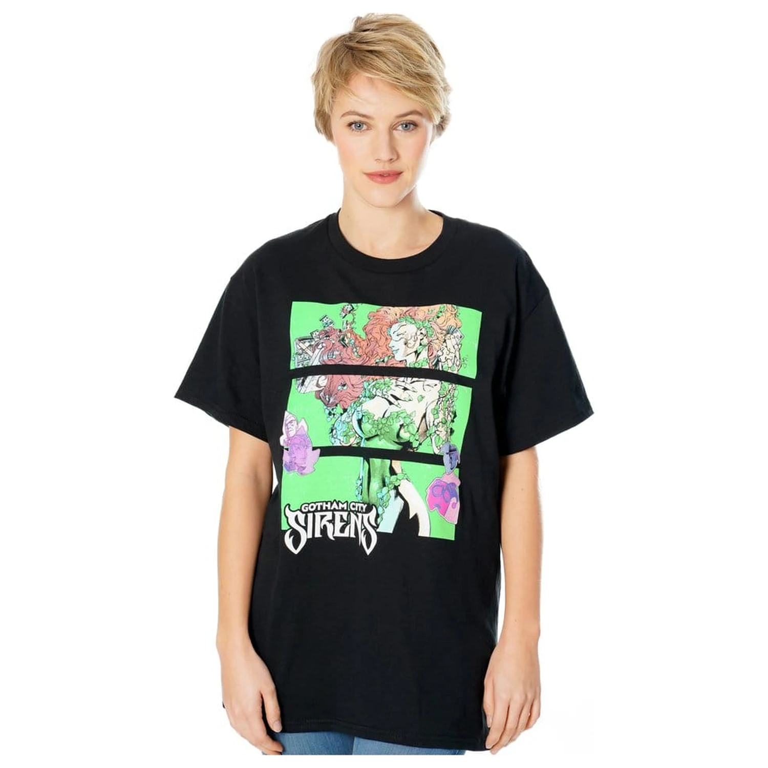Gotham City Sirens T-Shirt Poison Ivy Sirens Cash Black  Produktfoto