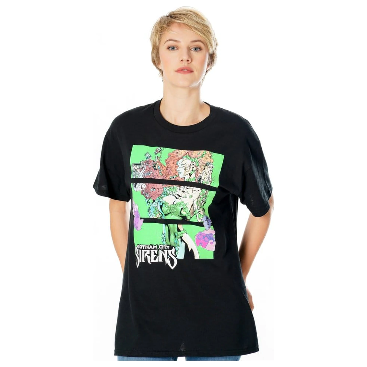 Gotham City Sirens T-Shirt Poison Ivy Sirens Cash Black  Produktfoto
