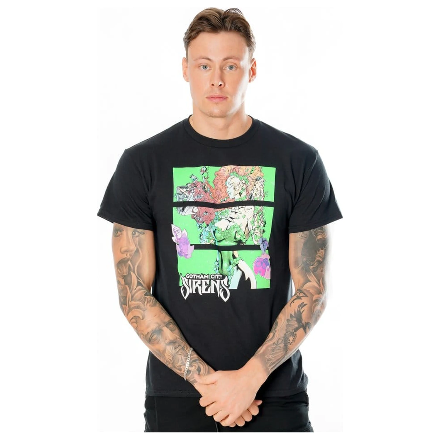Gotham City Sirens T-Shirt Poison Ivy Sirens Cash Black  Produktfoto