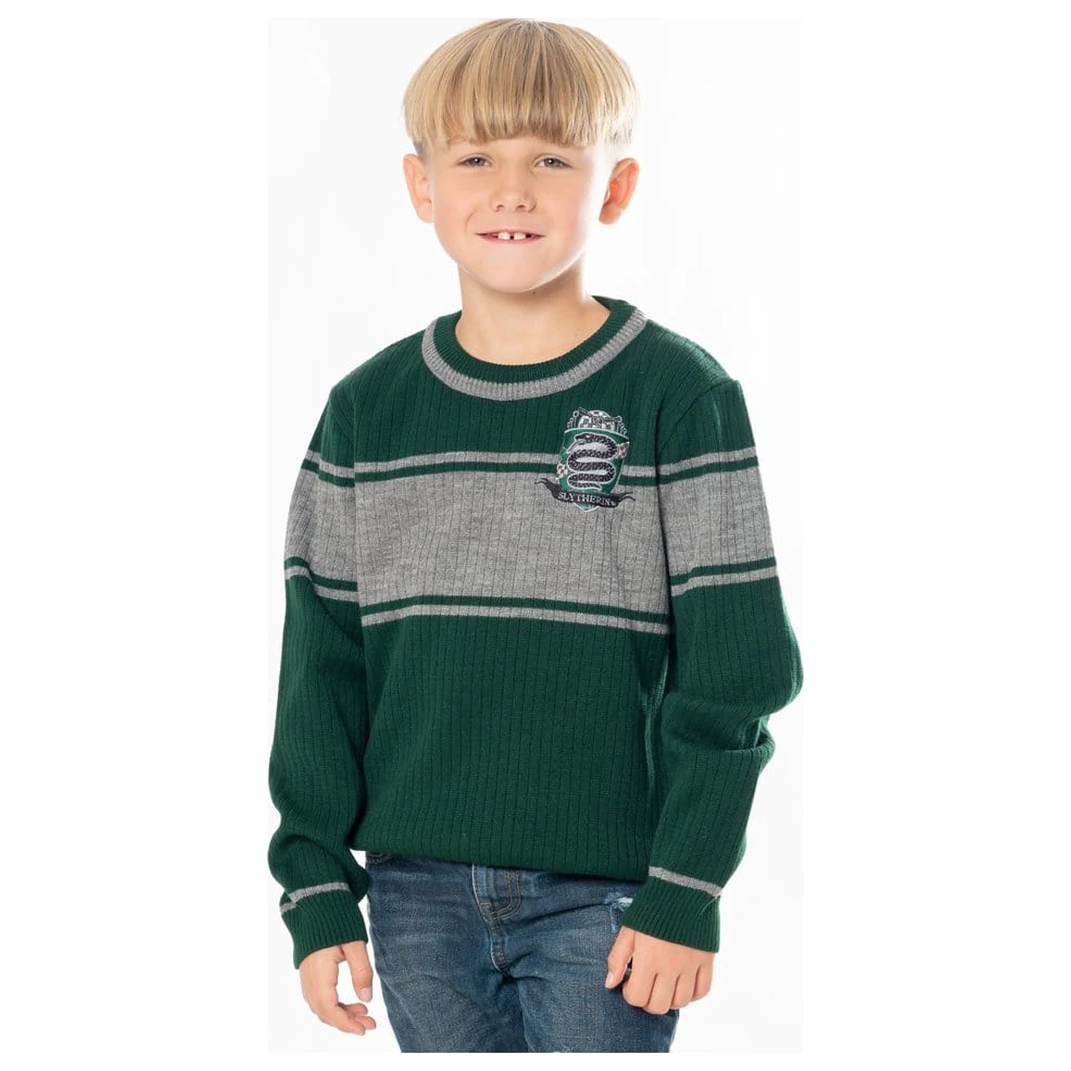 Harry Potter Kinder Pullover Slytherin Produktfoto