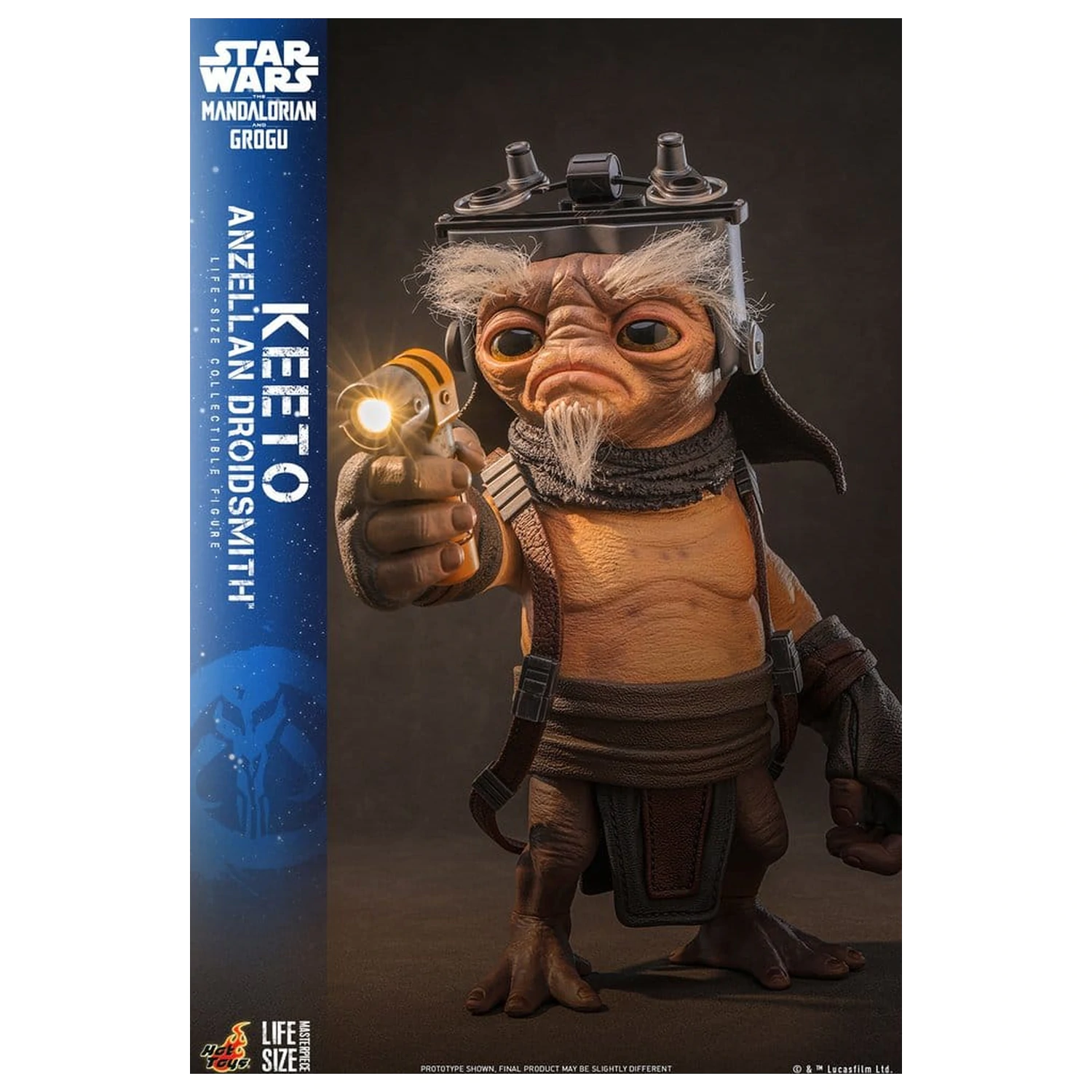Star Wars: The Mandalorian & Grogu Lebensgroße Masterpiece Lebensgroße Figur Keeto (Anzellan Droidsmith) 26 cm Produktfoto