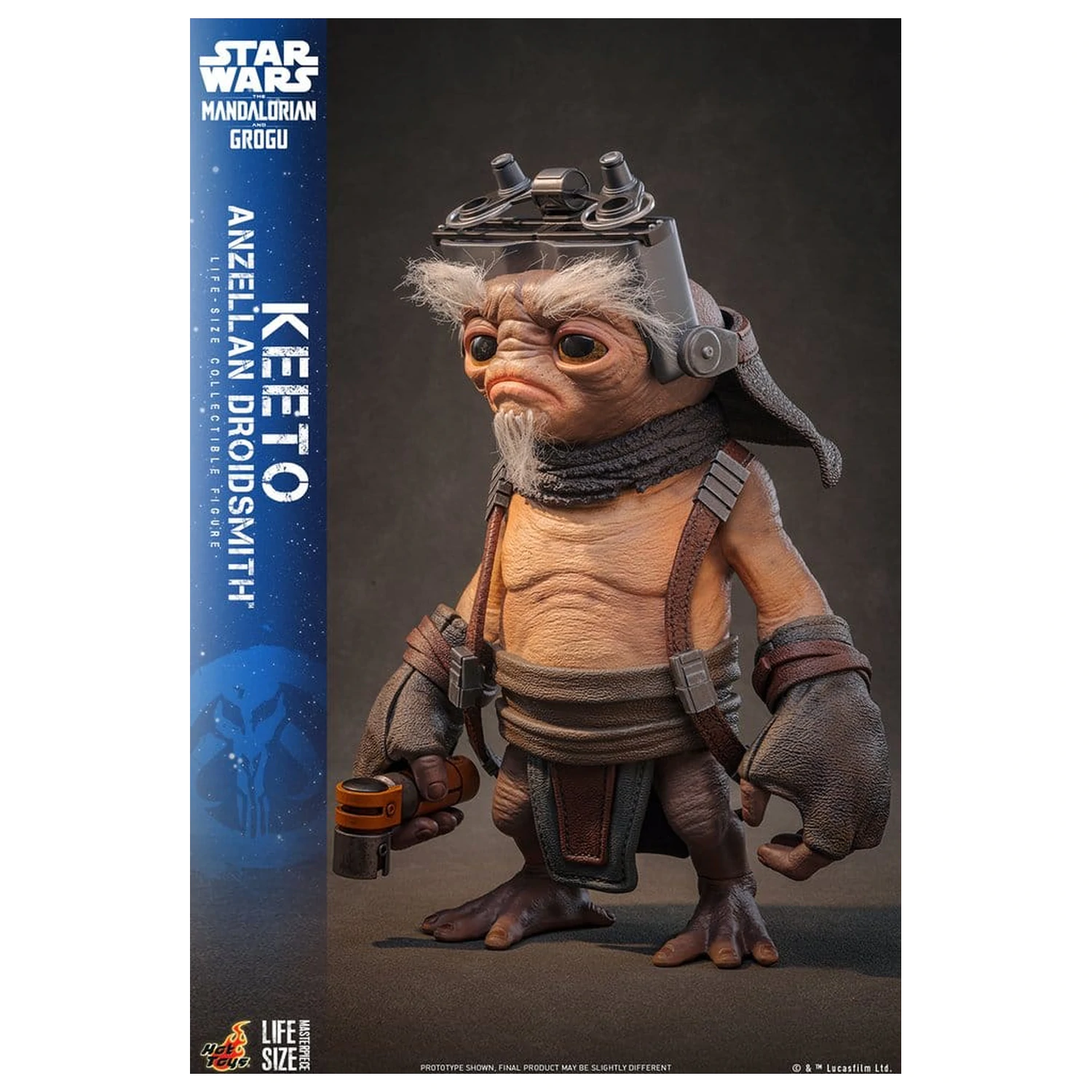 Star Wars: The Mandalorian & Grogu Lebensgroße Masterpiece Lebensgroße Figur Keeto (Anzellan Droidsmith) 26 cm Produktfoto