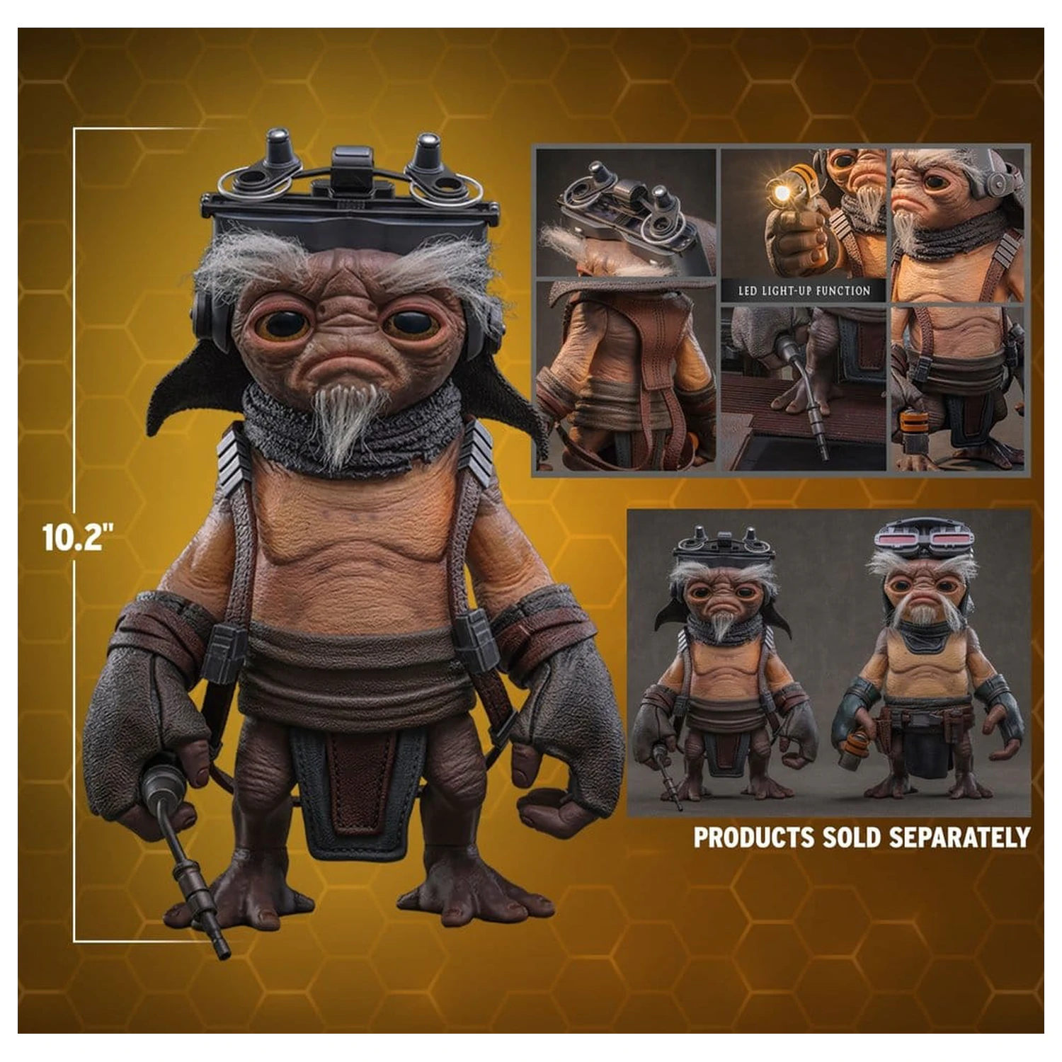 Star Wars: The Mandalorian & Grogu Lebensgroße Masterpiece Lebensgroße Figur Keeto (Anzellan Droidsmith) 26 cm Produktfoto