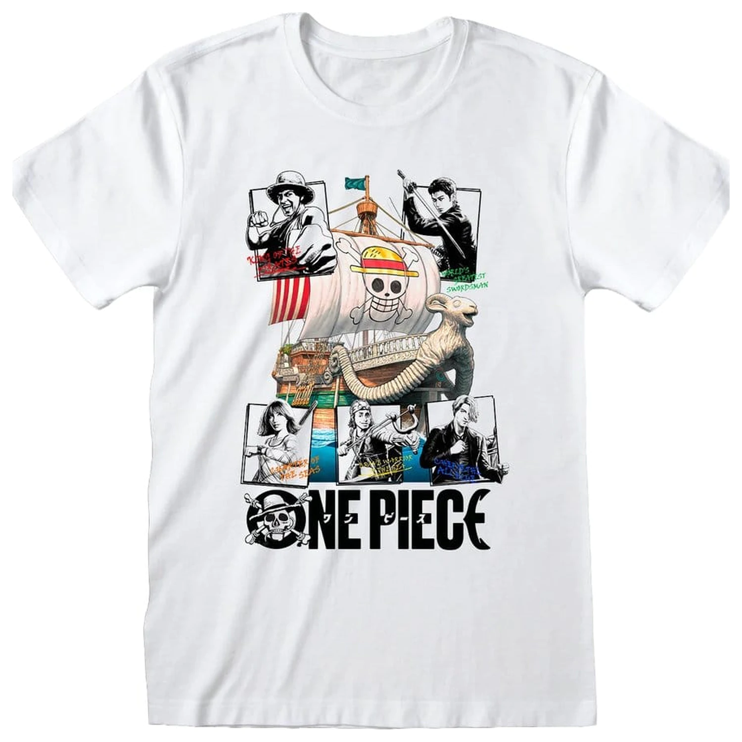 One Piece T-Shirt Merry Go Call Outs Produktfoto