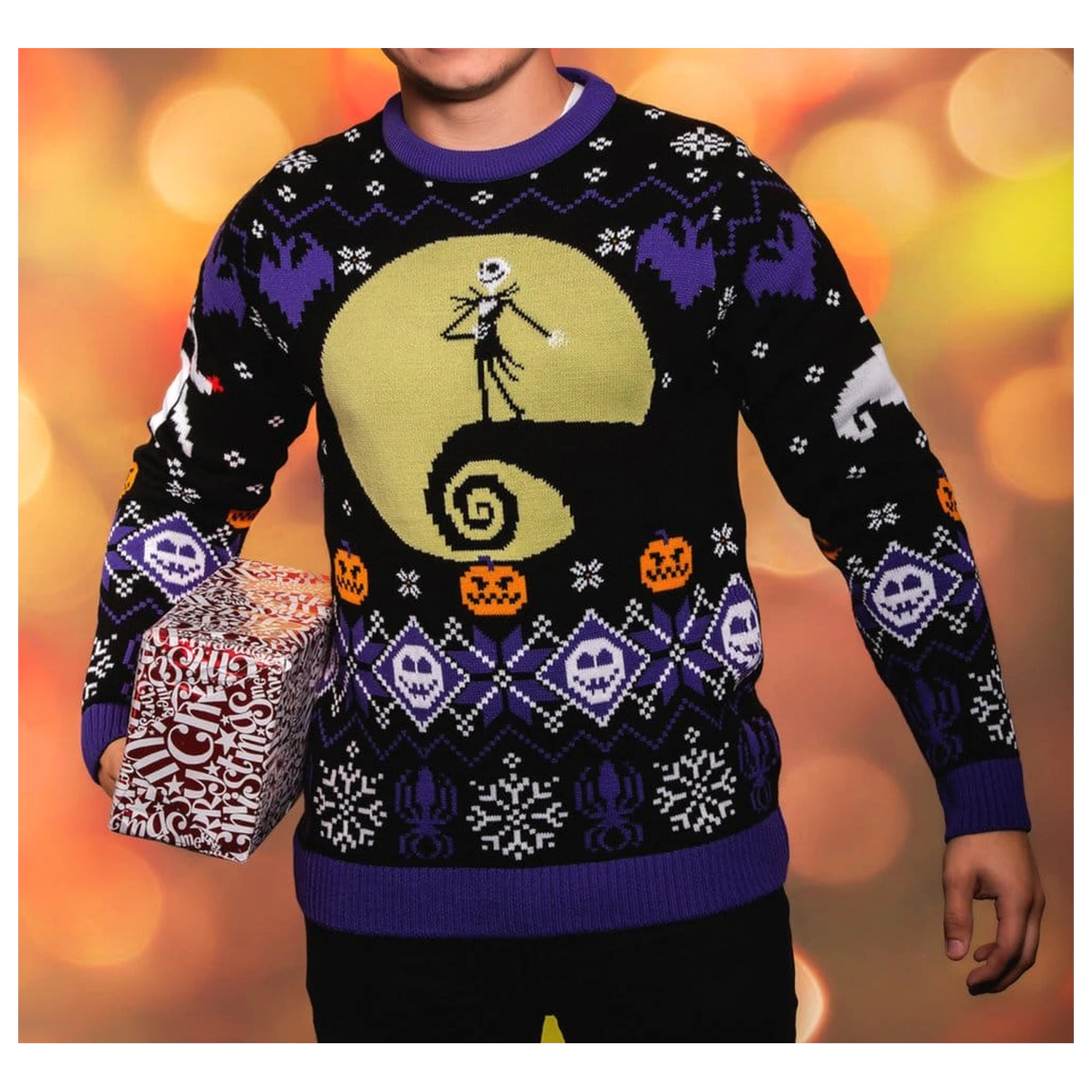 Nightmare Before Christmas Weihnachtspullover 8-bit Produktfoto