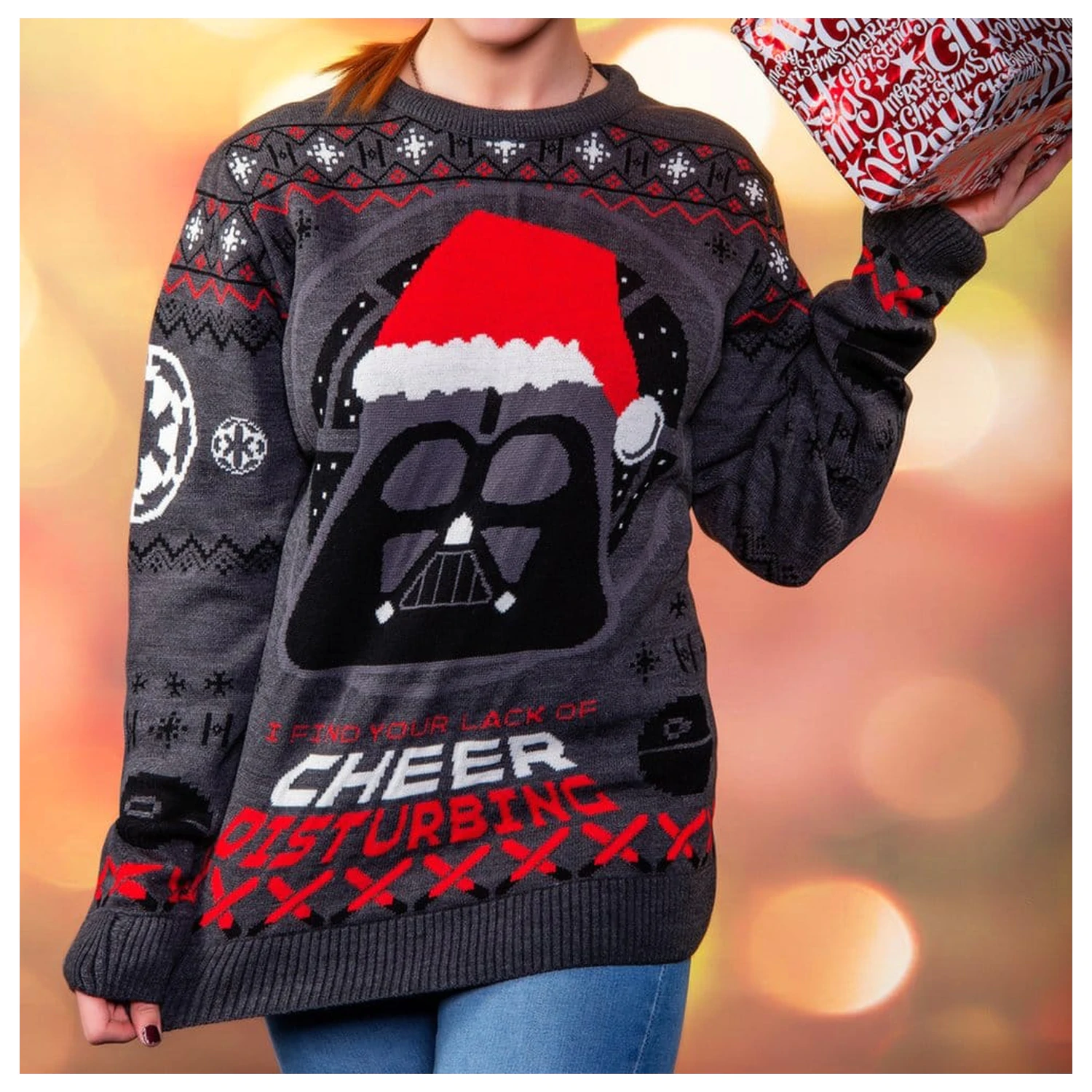 Star Wars Darth Vader Weihnachtspullover Produktfoto