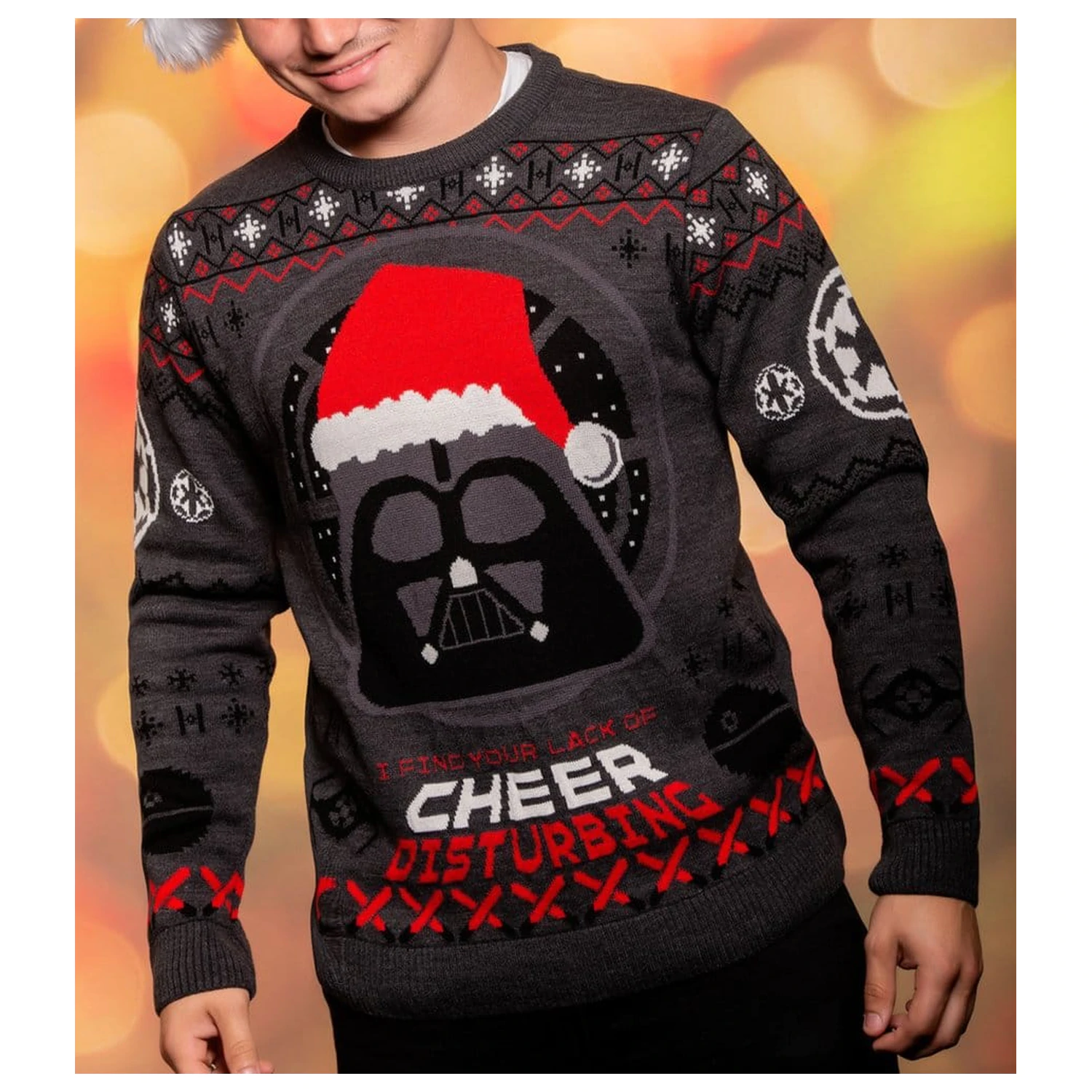 Star Wars Darth Vader Weihnachtspullover Produktfoto