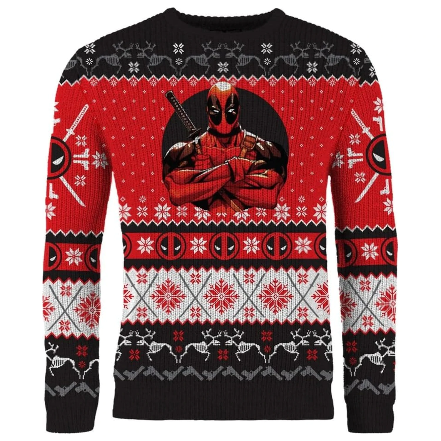 Deadpool Weihnachtspullover Produktfoto
