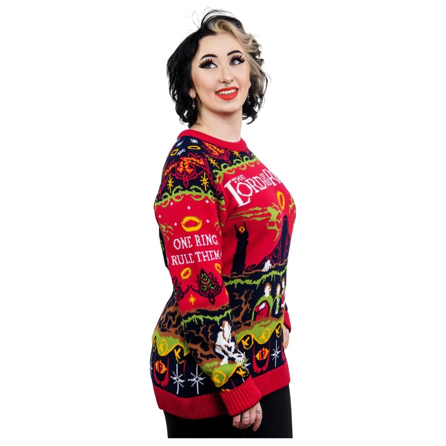 Lord Of The Rings Weihnachtspullover One Sweater To Rule Them All Produktfoto