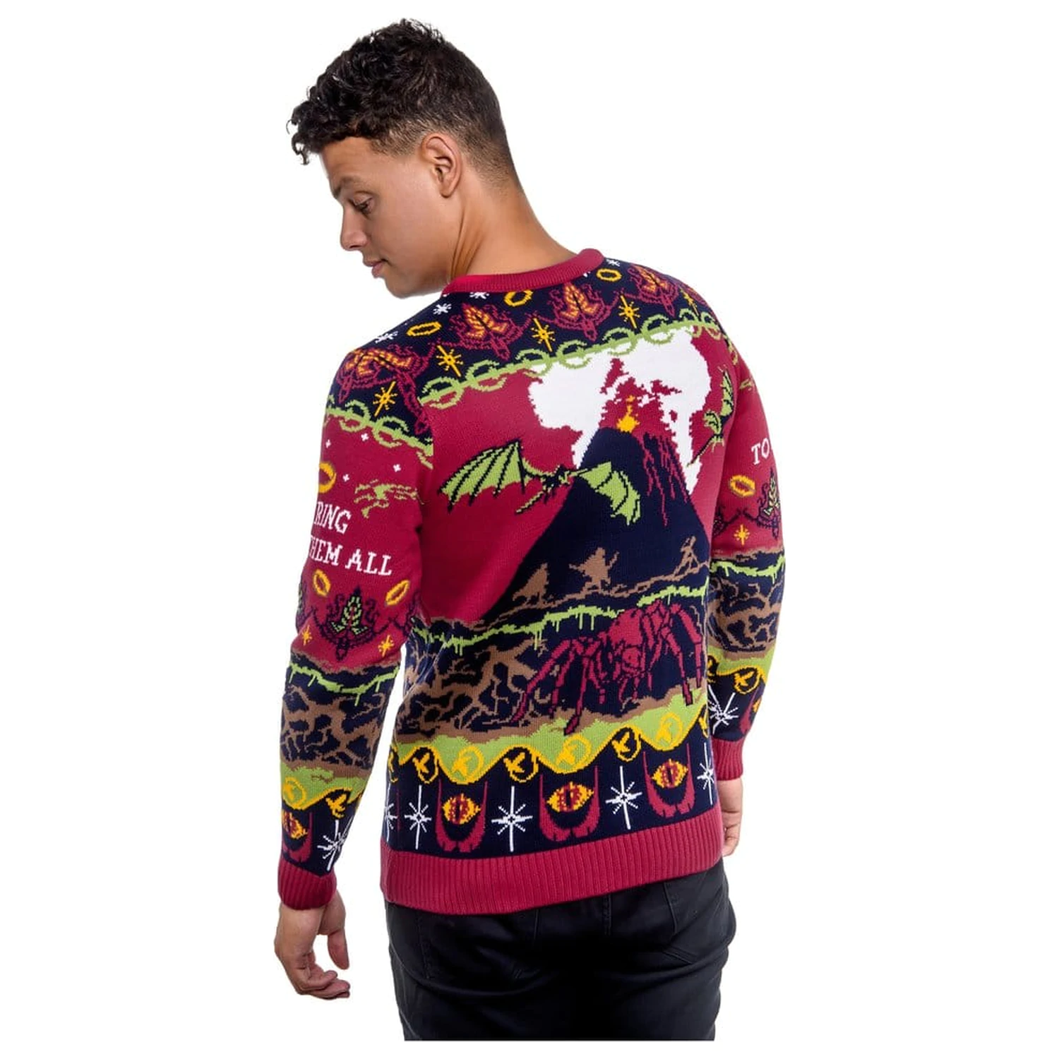 Lord Of The Rings Weihnachtspullover One Sweater To Rule Them All Produktfoto