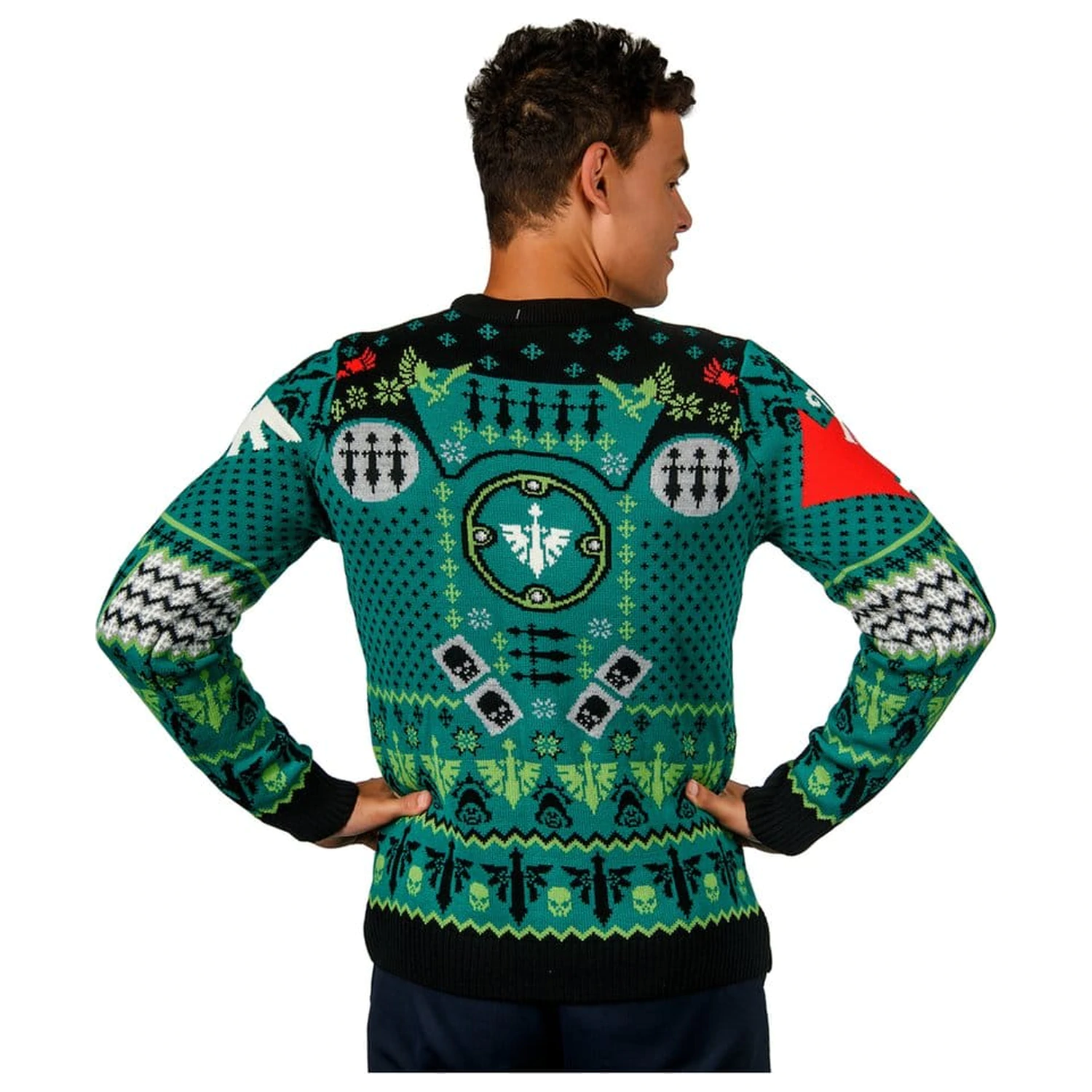 Warhammer 40,000 Weihnachtspullover Dark Angels Produktfoto