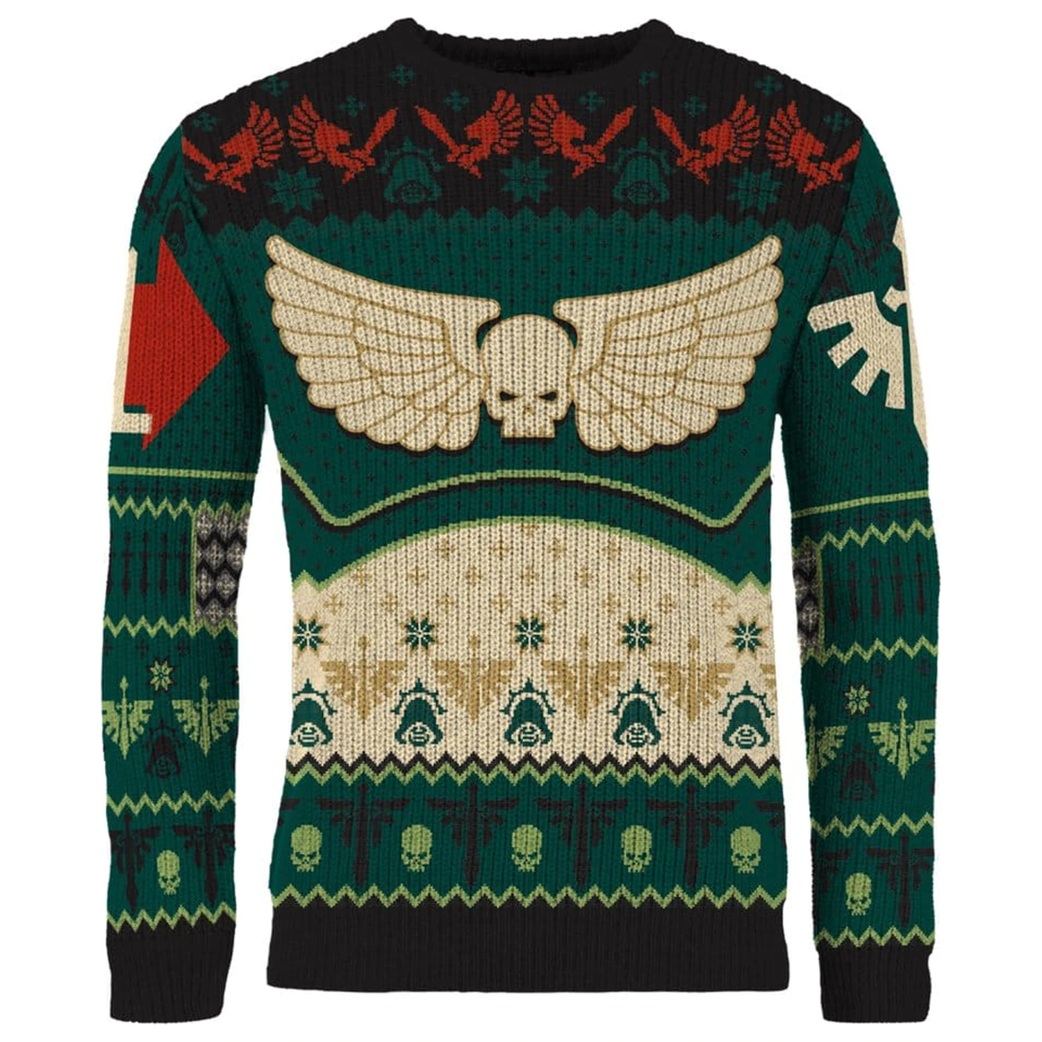 Warhammer 40,000 Weihnachtspullover Dark Angels Produktfoto
