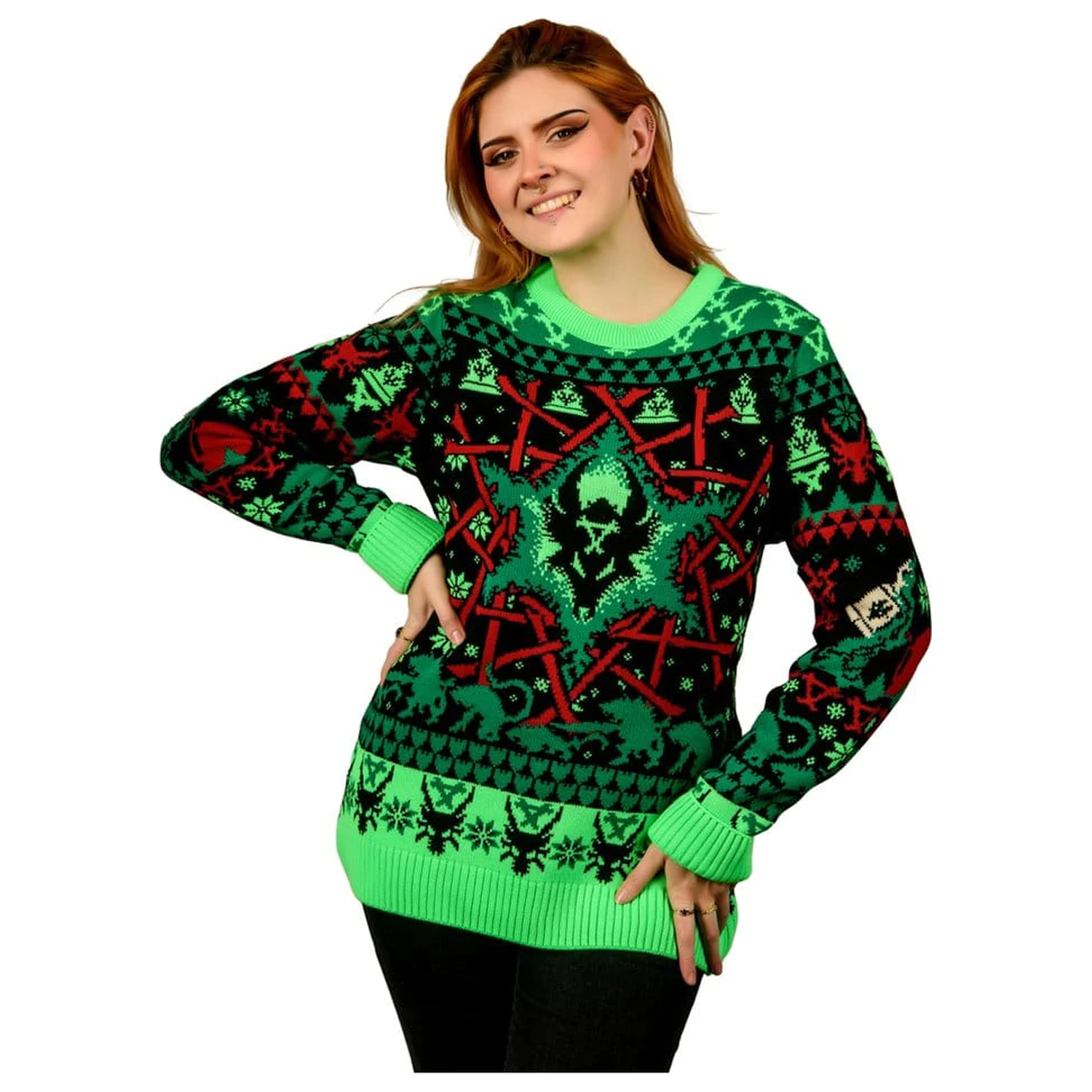 Warhammer Age of Sigmar Skaven Weihnachtspullover Produktfoto