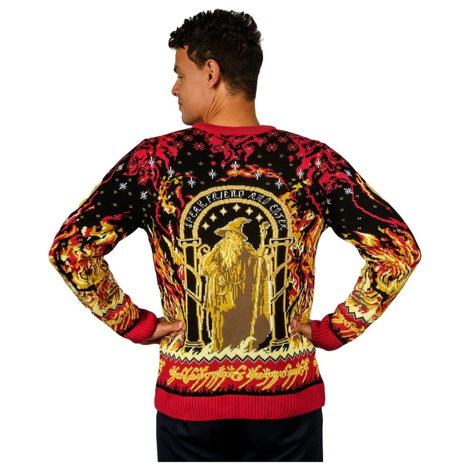 Lord of the Rings Weihnachtspullover Balrog Produktfoto