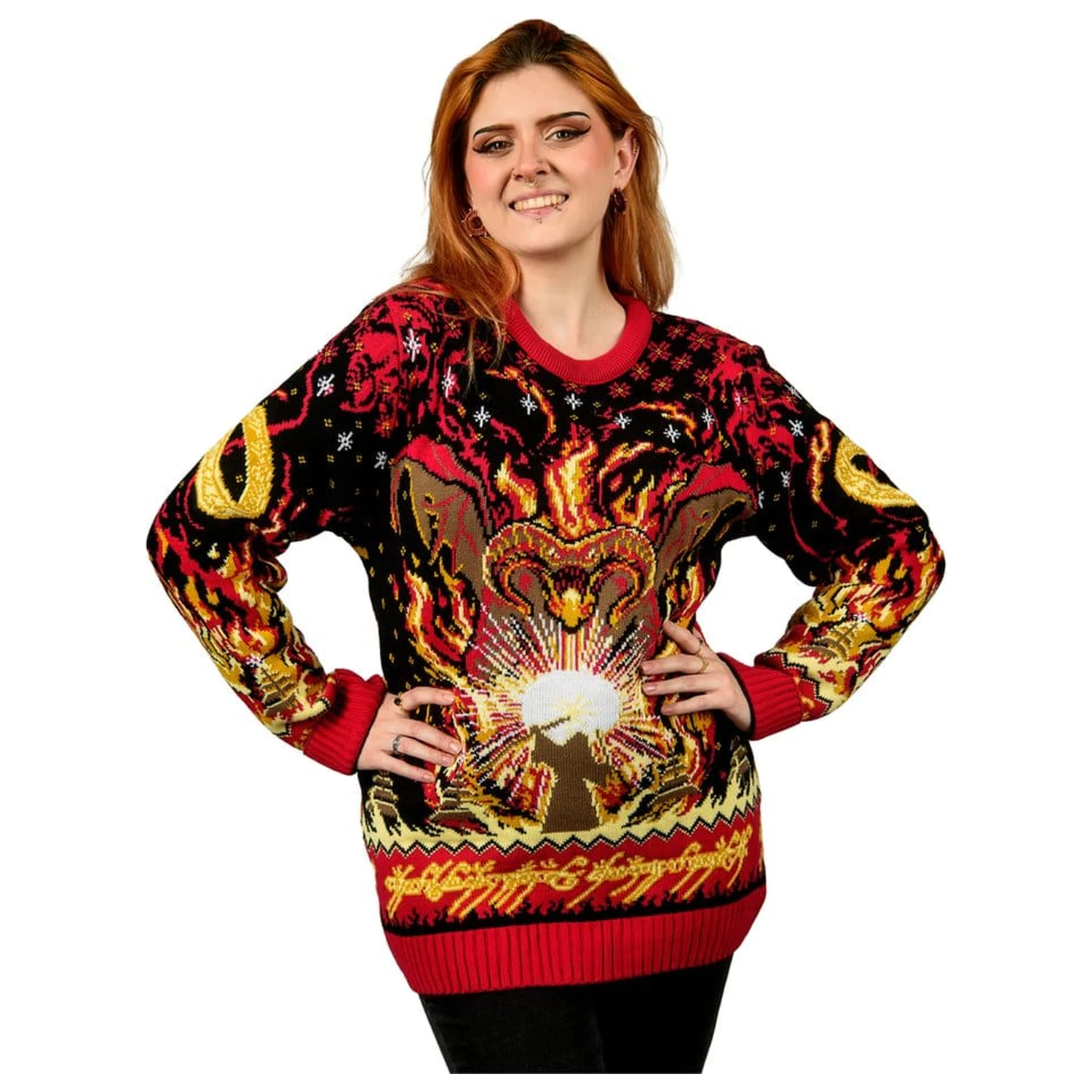 Lord of the Rings Weihnachtspullover Balrog Produktfoto