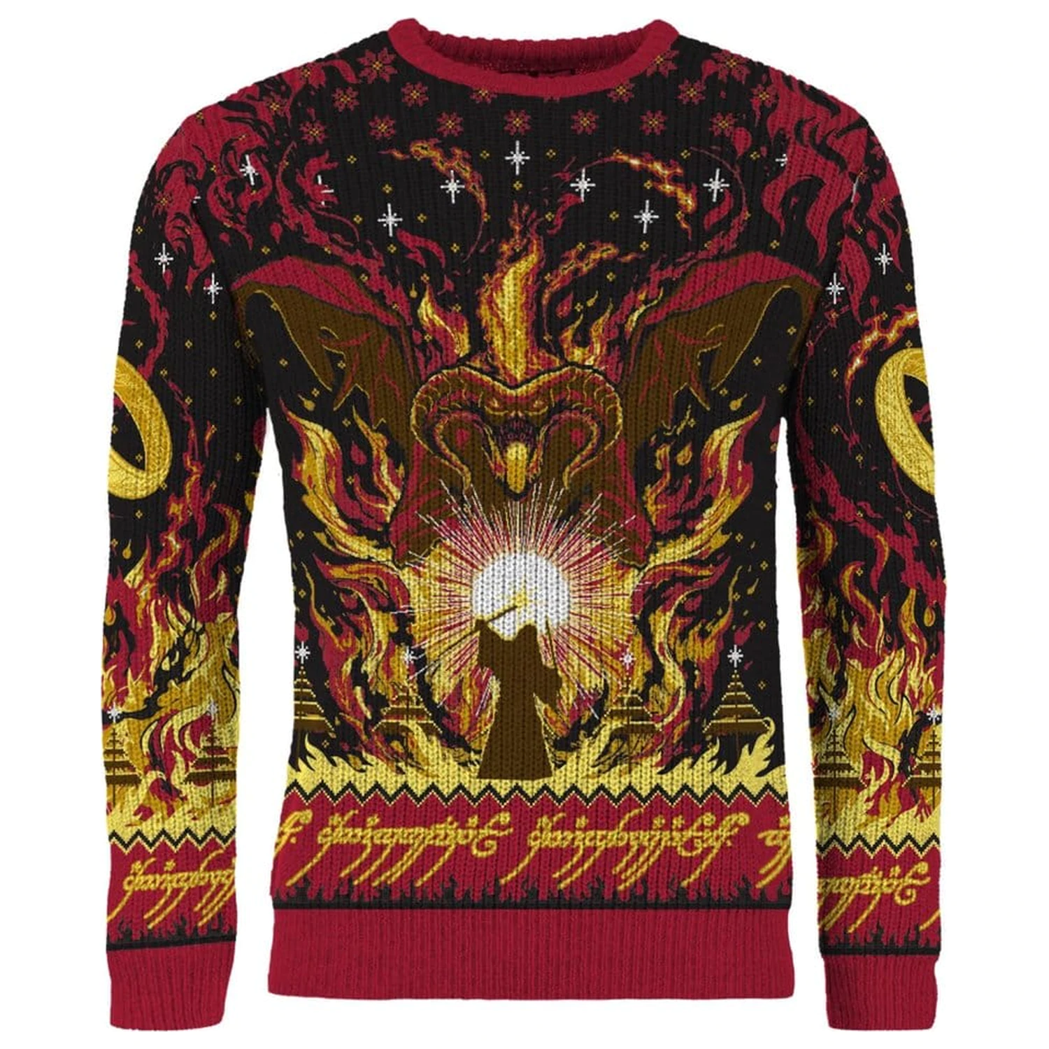 Lord of the Rings Weihnachtspullover Balrog Produktfoto