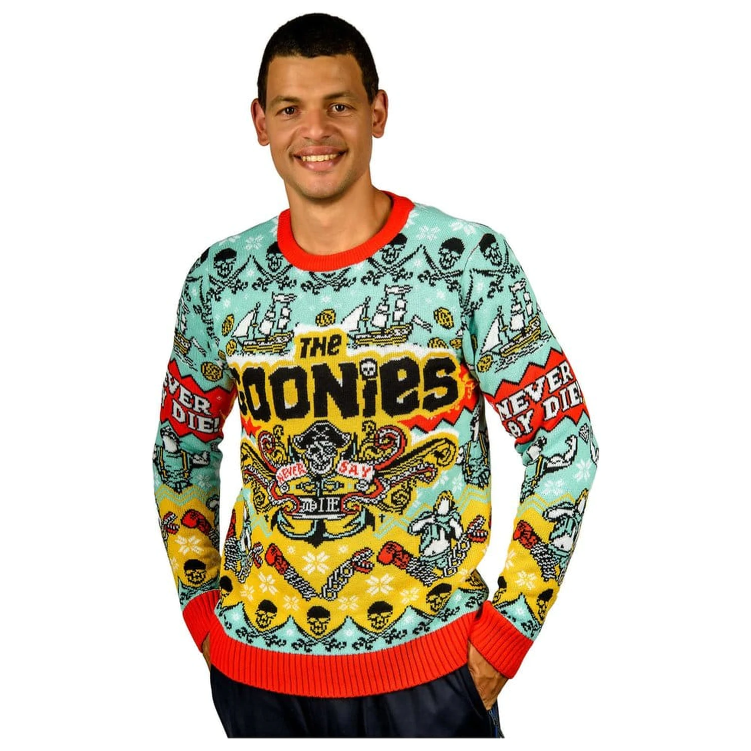 The Goonies Weihnachtspullover Produktfoto