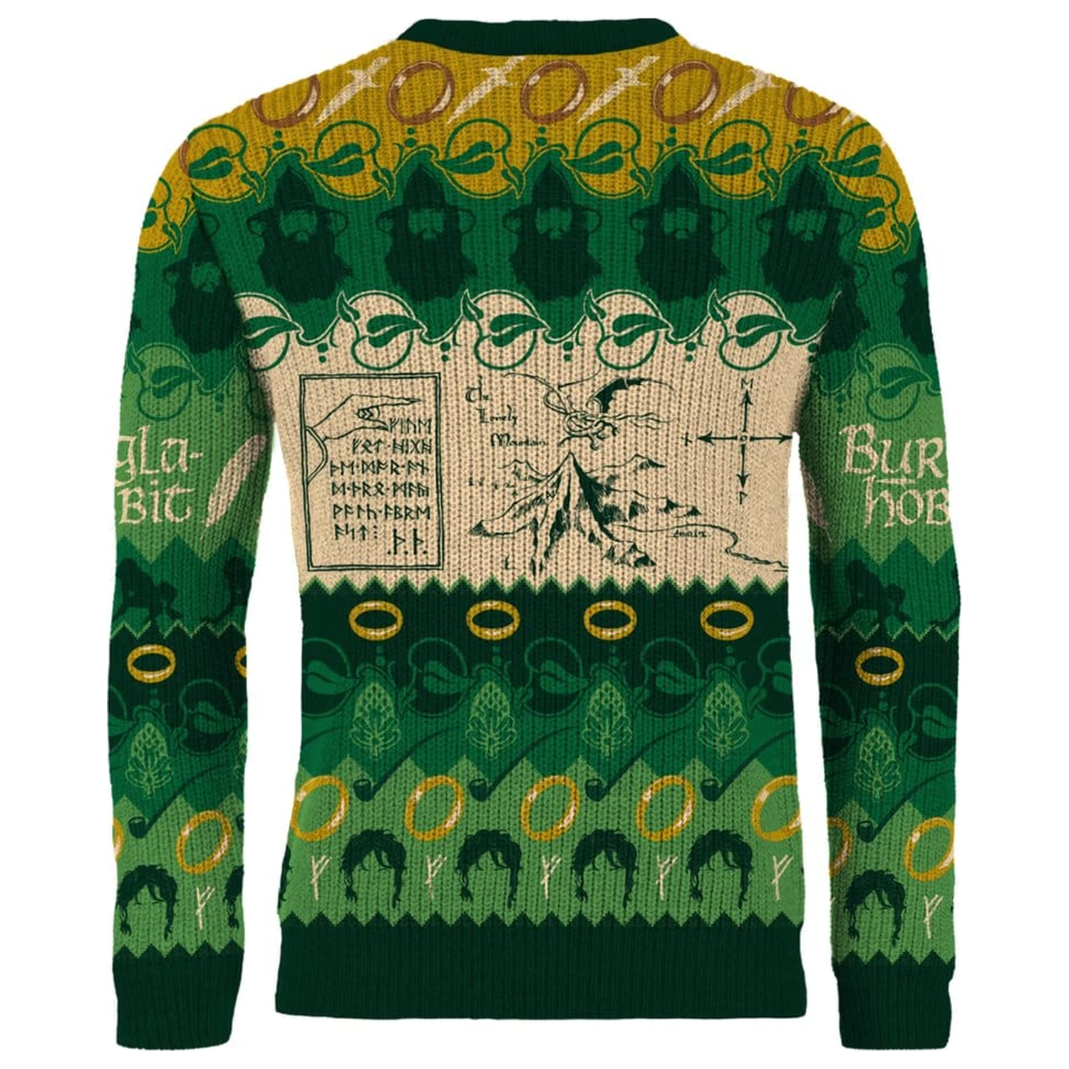 Lord of the Rings The Shire Weihnachtspullover Produktfoto