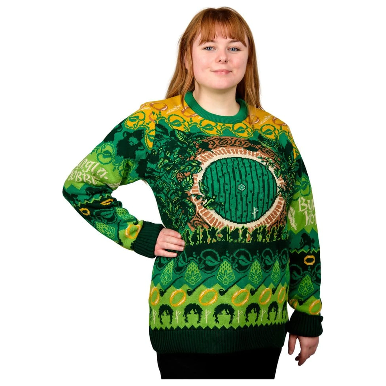 Lord of the Rings The Shire Weihnachtspullover Produktfoto