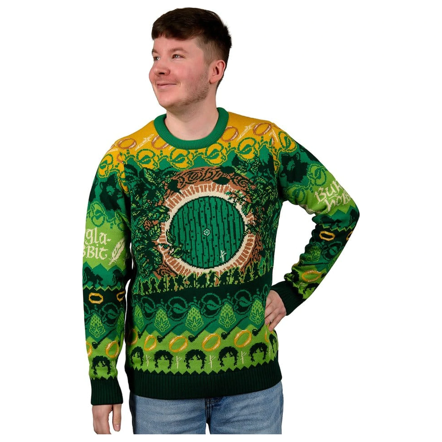 Lord of the Rings The Shire Weihnachtspullover Produktfoto