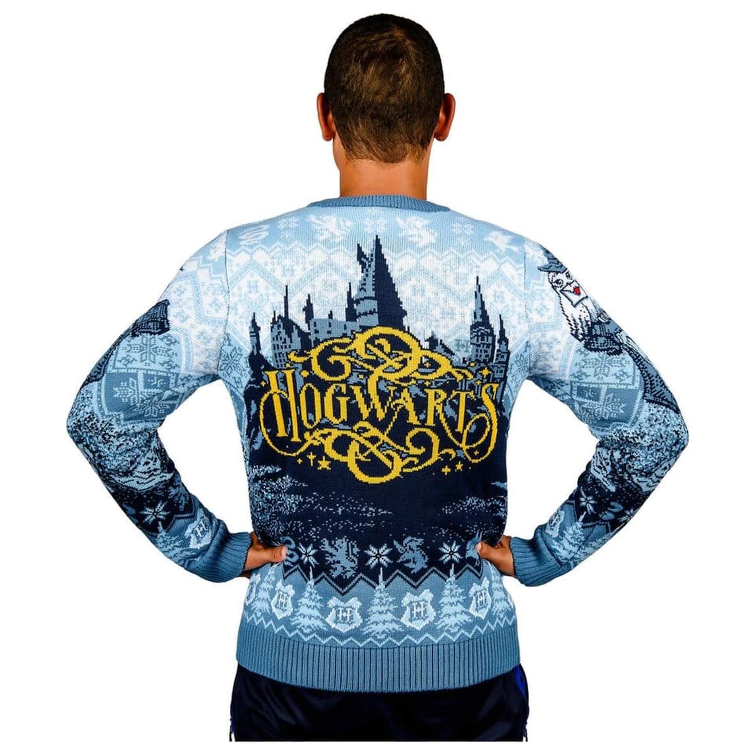 Harry Potter Hogwarts Weihnachtspullover Produktfoto