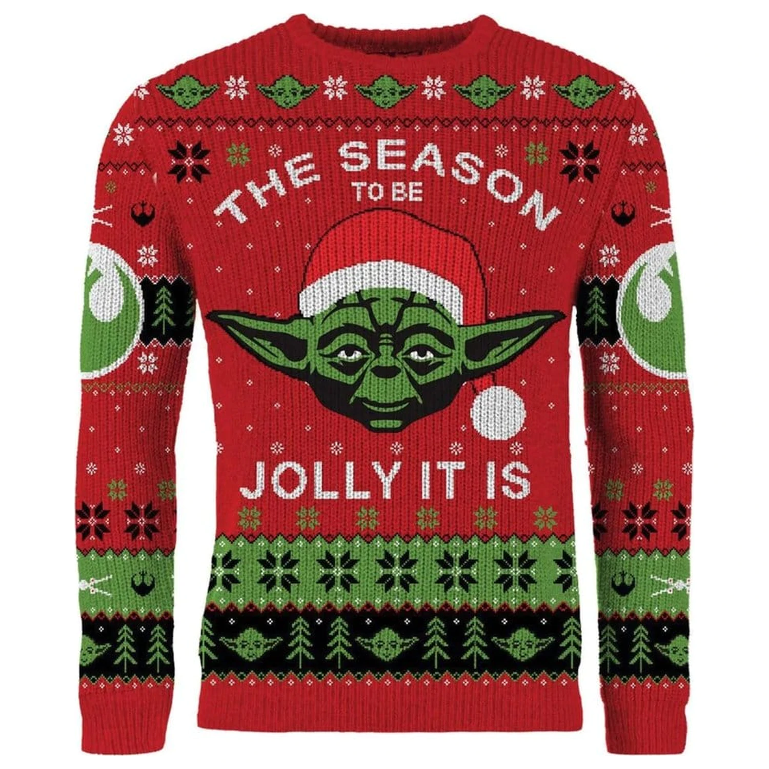 Star Wars Weihnachtspullover Yoda Produktfoto