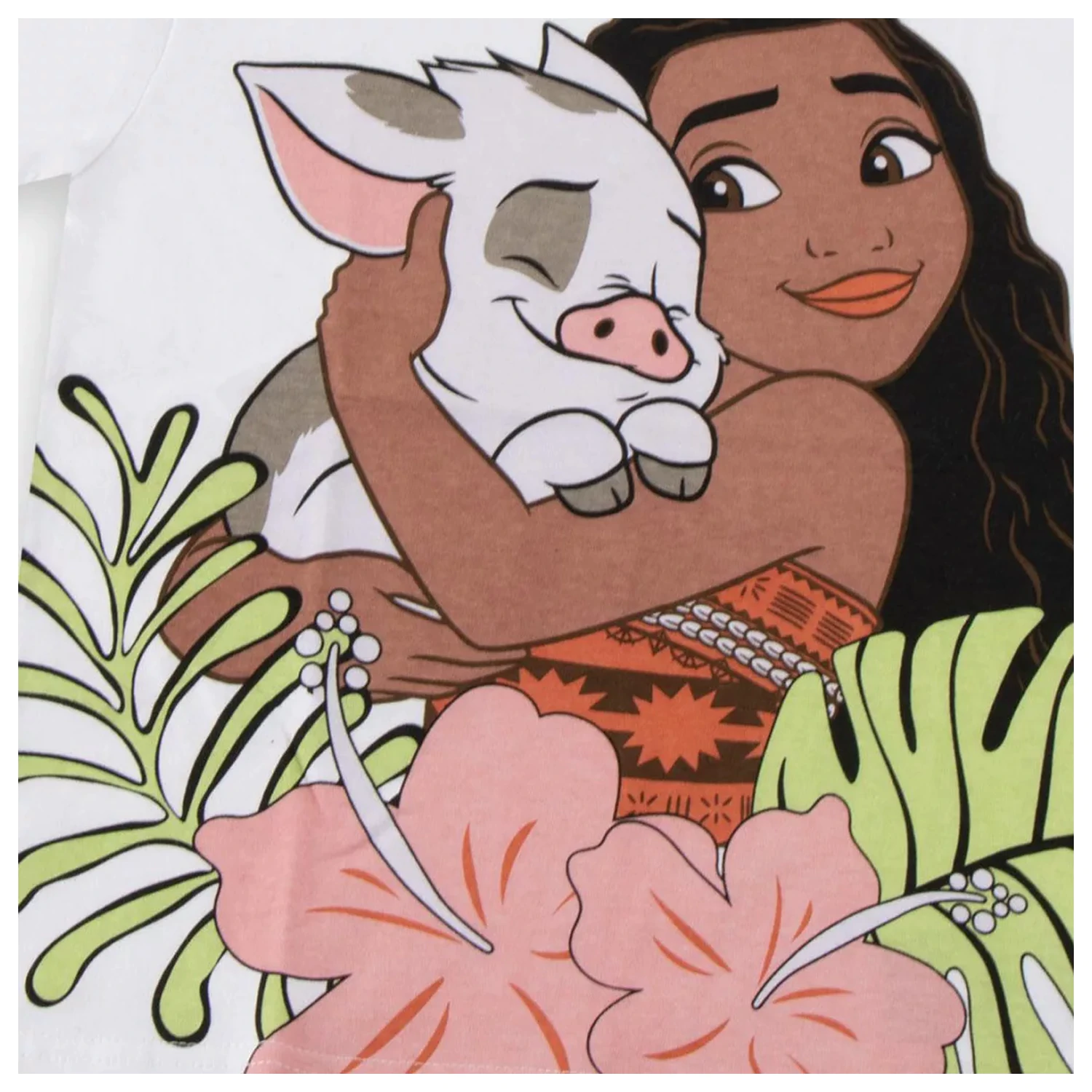 Disney Vaiana Pua Kinder Kurzarm-T-Shirt, Oberteil Produktfoto