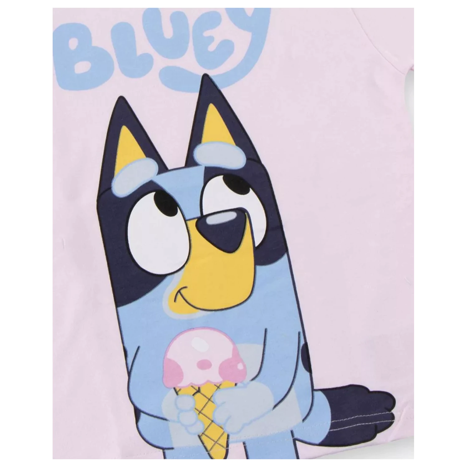 Bluey Ice Cream Kinder Kurzarm-T-Shirt, Oberteil Produktfoto