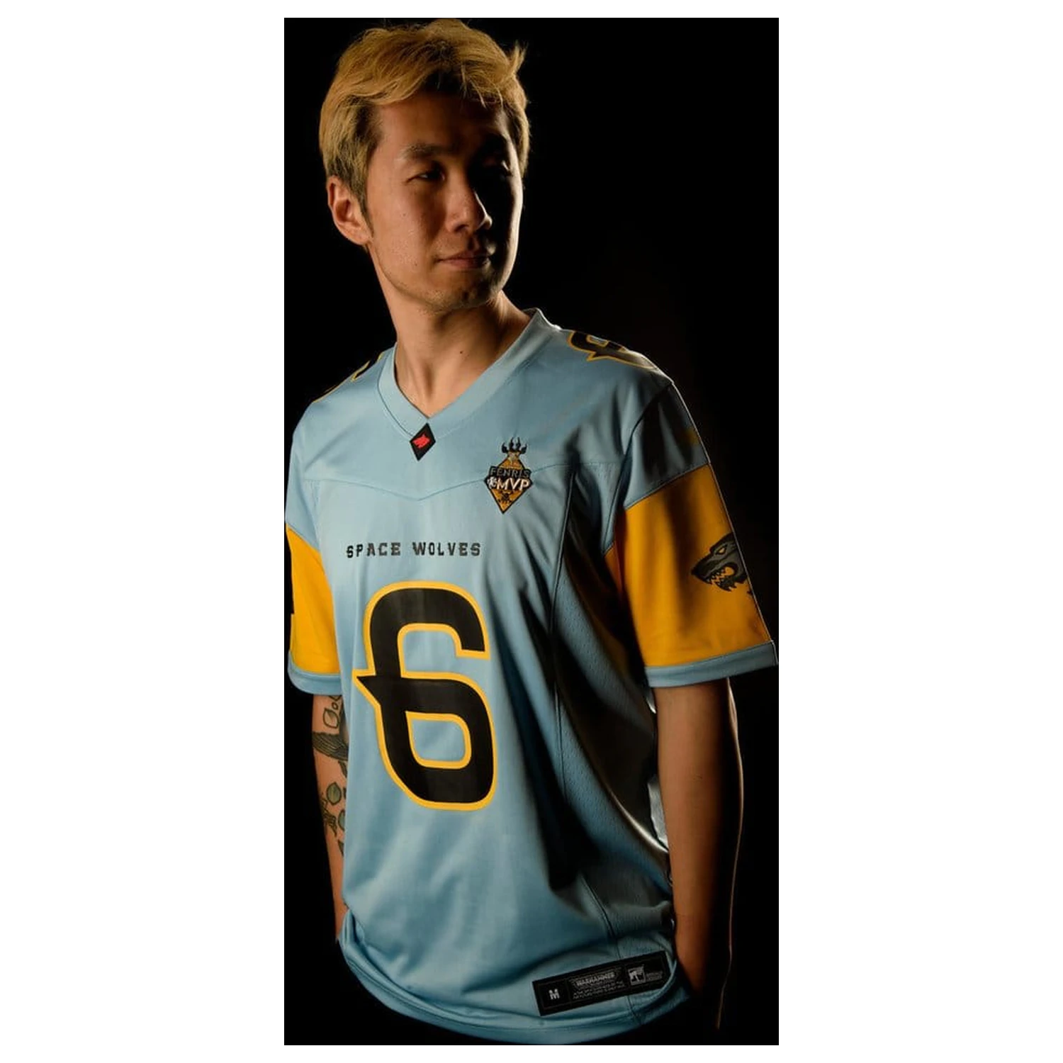 Warhammer 40.000 Sport Trikot Hemd Space Wolves Produktfoto