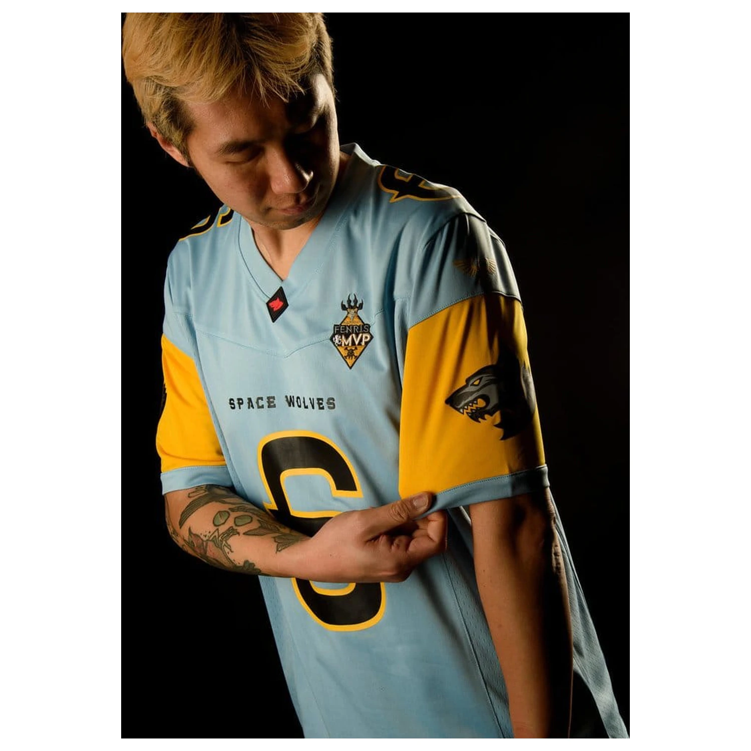 Warhammer 40.000 Sport Trikot Hemd Space Wolves Produktfoto