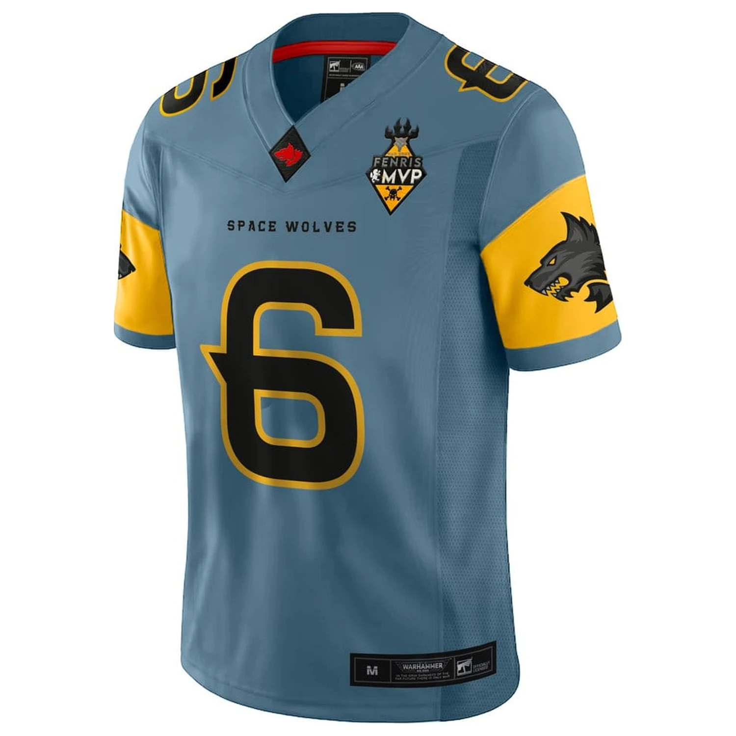 Warhammer 40.000 Sport Trikot Hemd Space Wolves Produktfoto