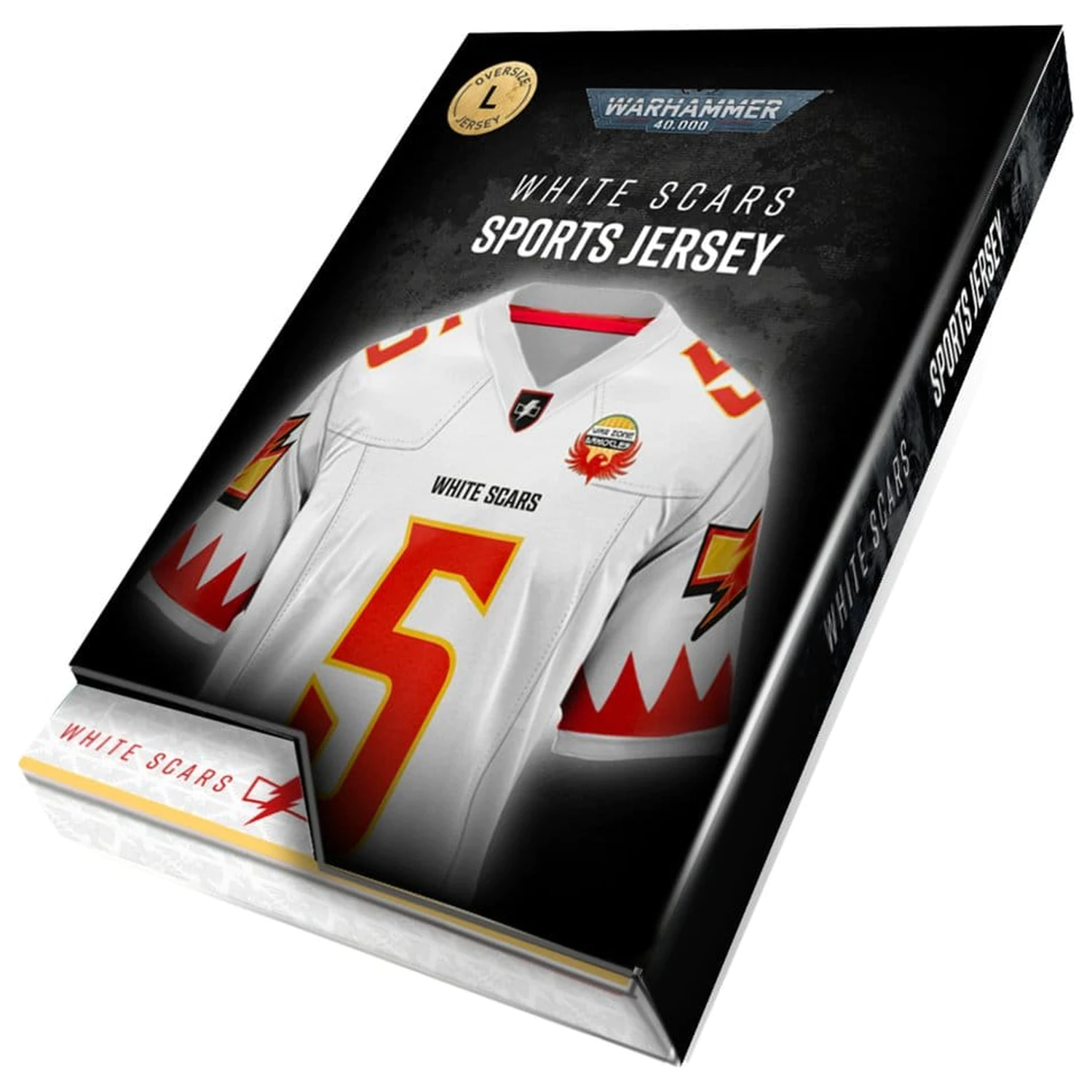 Warhammer 40,000 White Scar Sporttrikot Produktfoto