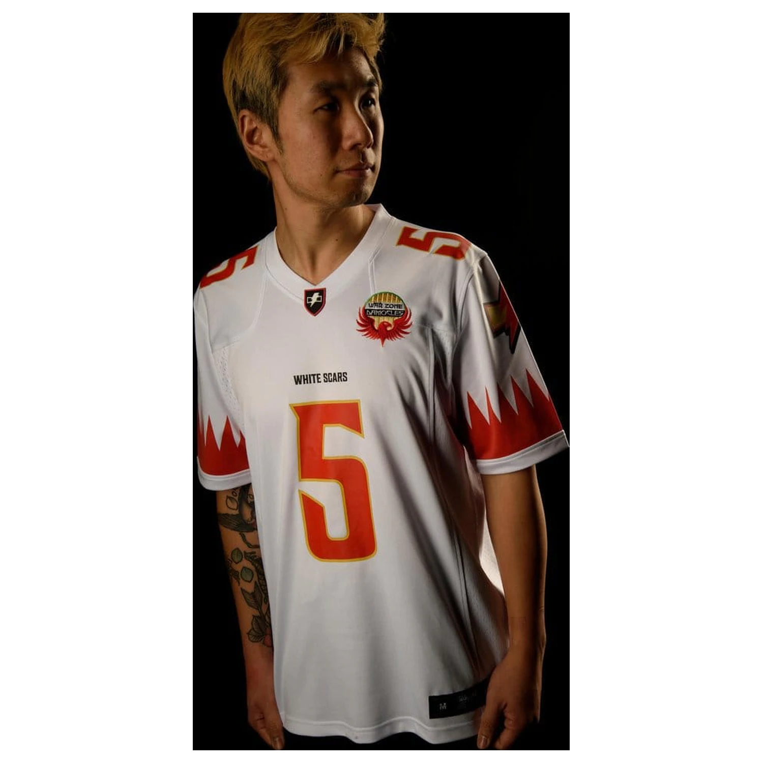 Warhammer 40,000 White Scar Sporttrikot Produktfoto