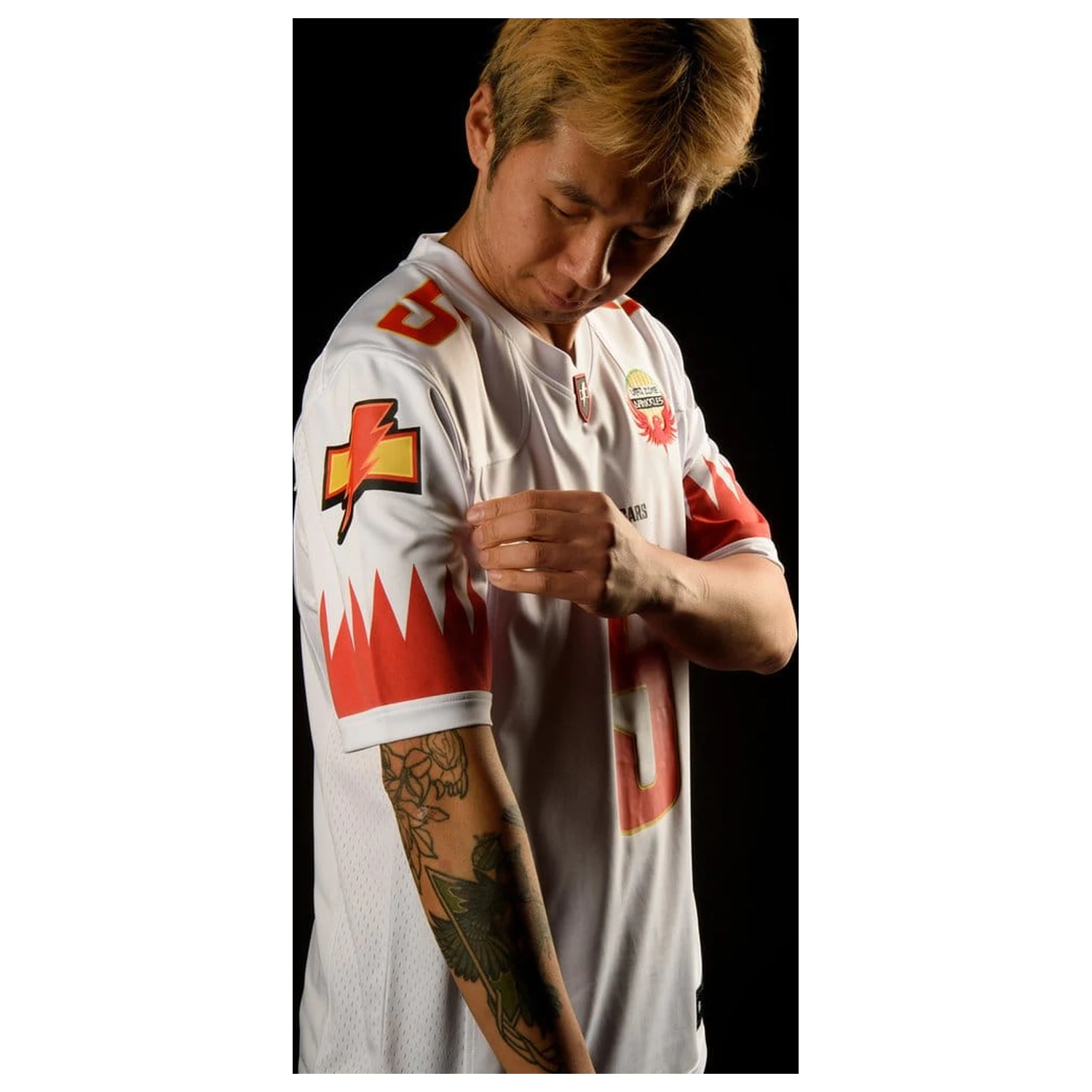 Warhammer 40,000 White Scar Sporttrikot Produktfoto