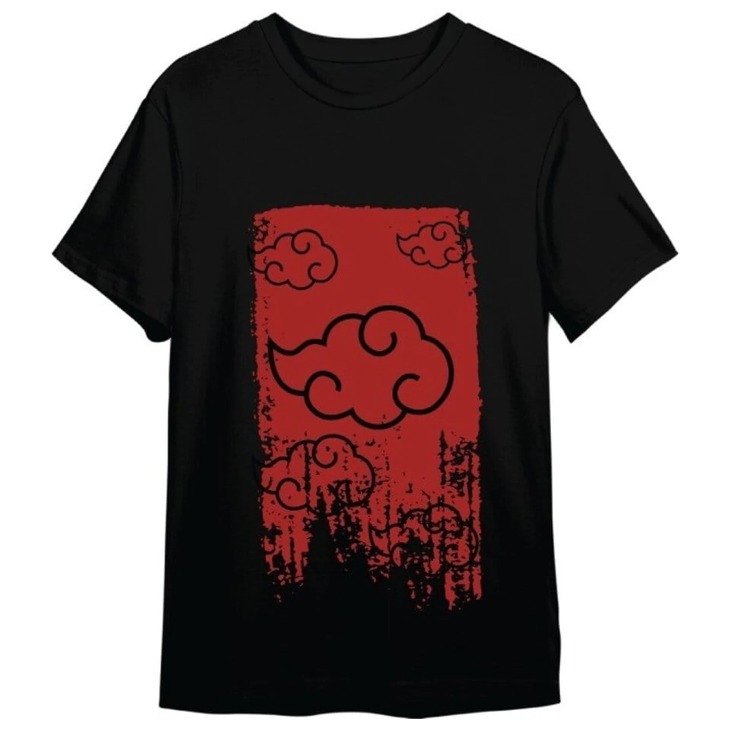 Naruto Shippuden T-Shirt Akatsuki Schwarz Produktfoto