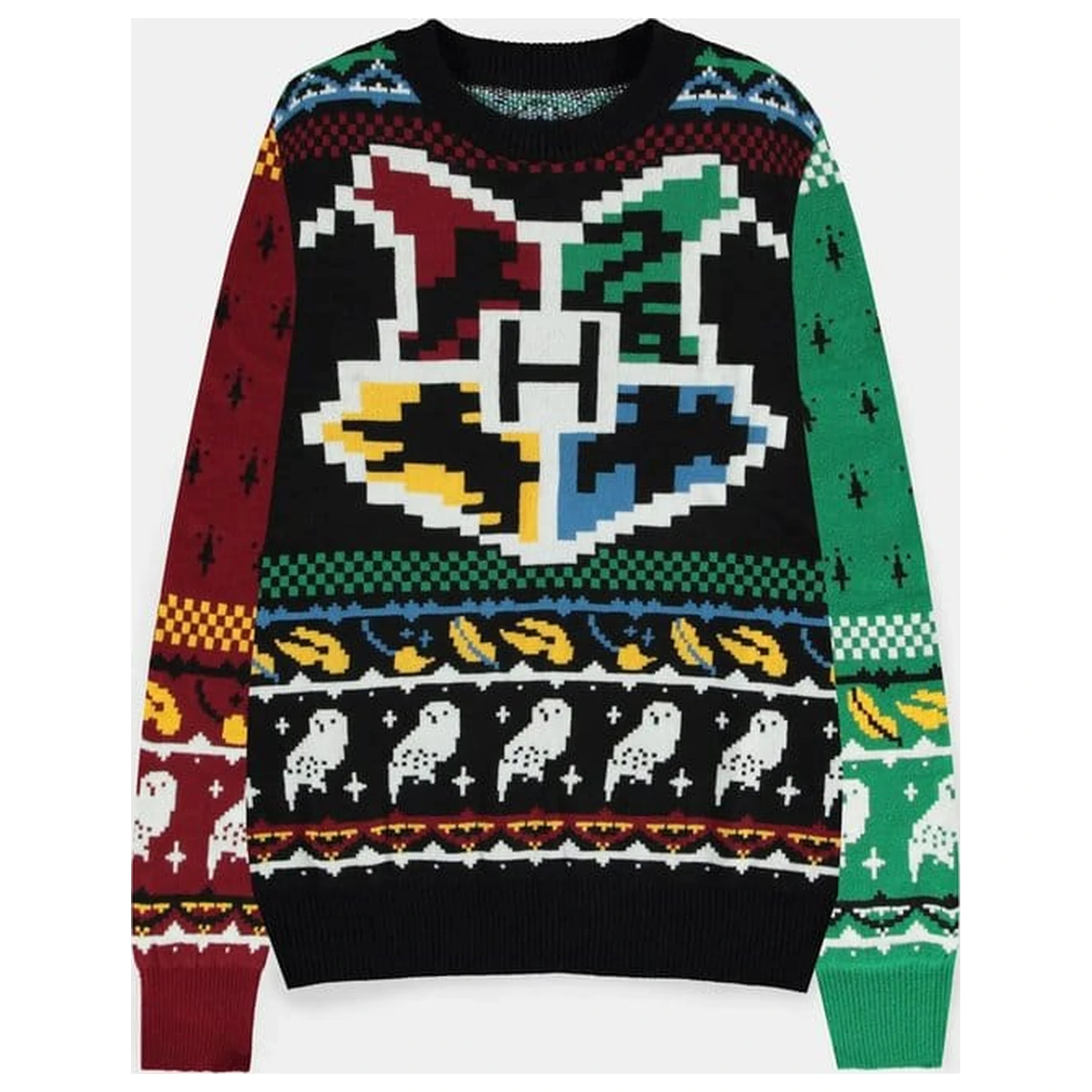 Harry Potter Weihnachtspullover Hogwarts Produktfoto