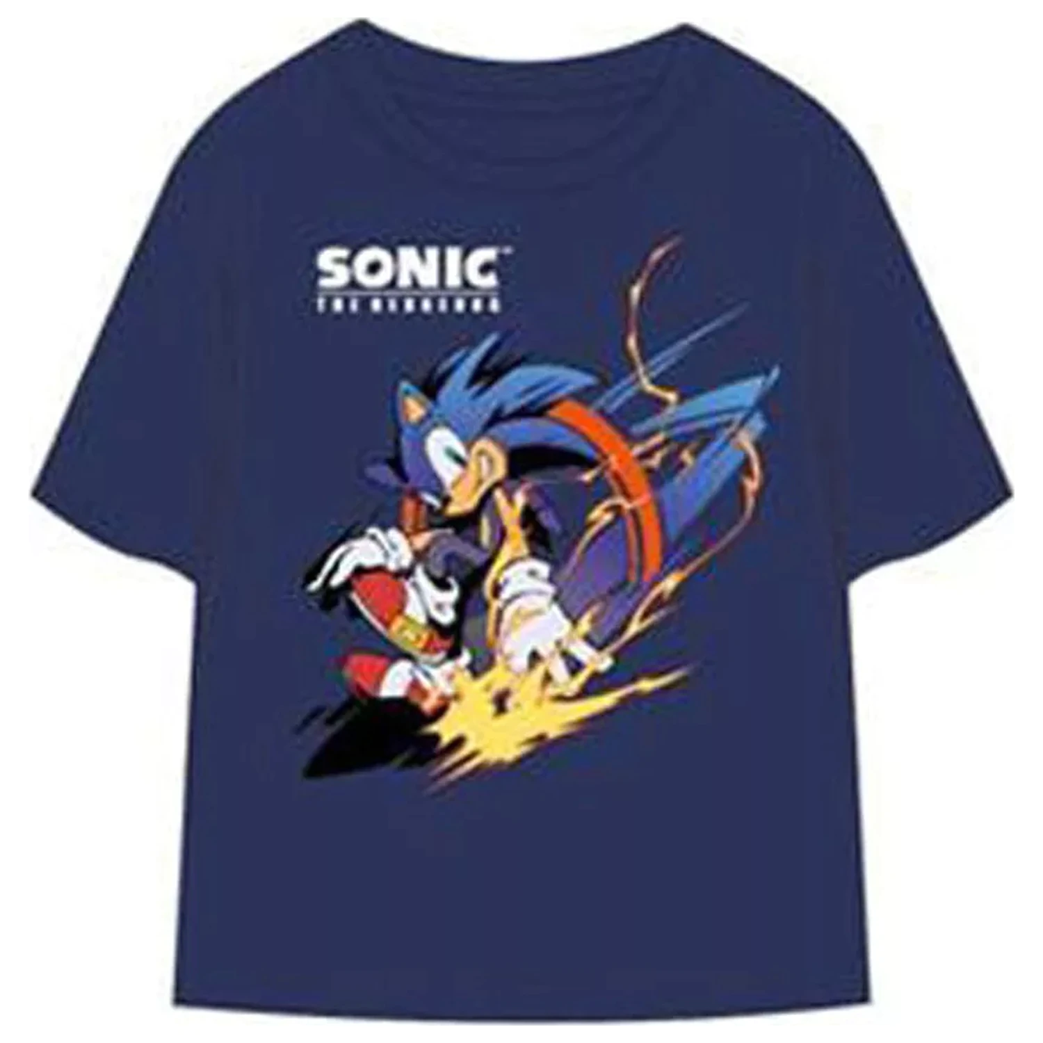 Sonic the Hedgehog Speed Rush Blue Kinder kurzärmeliges T-Shirt, Oberteil Produktfoto