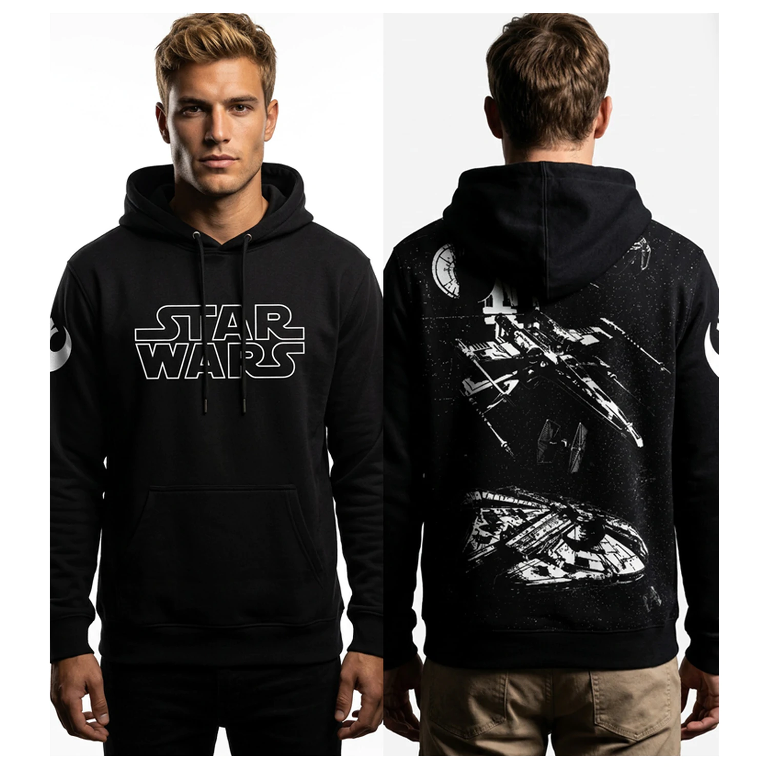 Star Wars Spaceships Universe Anniversary Kapuzenpullover Produktfoto