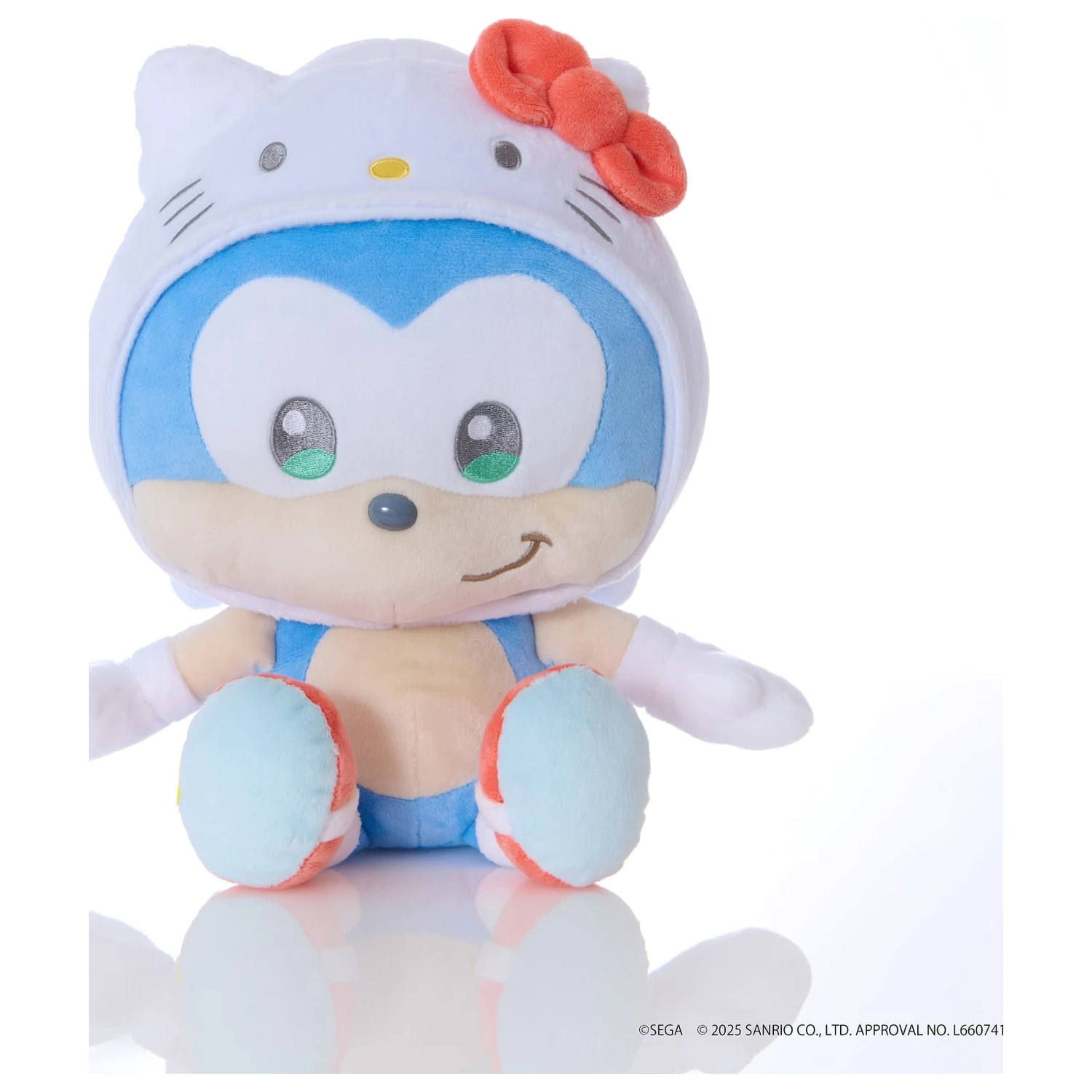 Sonic & Friends x Sanrio Sonic x Hello Kitty Plüschtier 24 cm Produktfoto