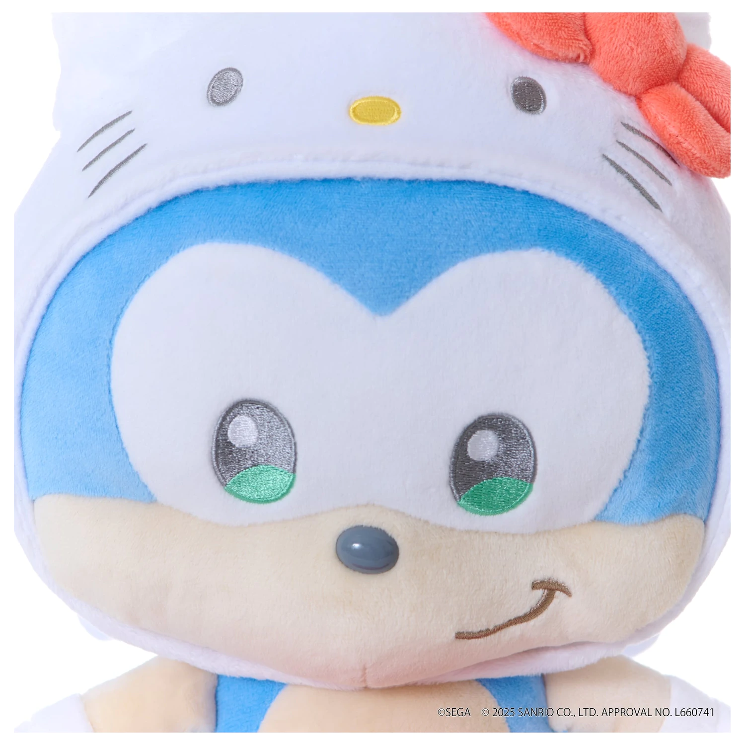 Sonic & Friends x Sanrio Sonic x Hello Kitty Plüschtier 24 cm Produktfoto