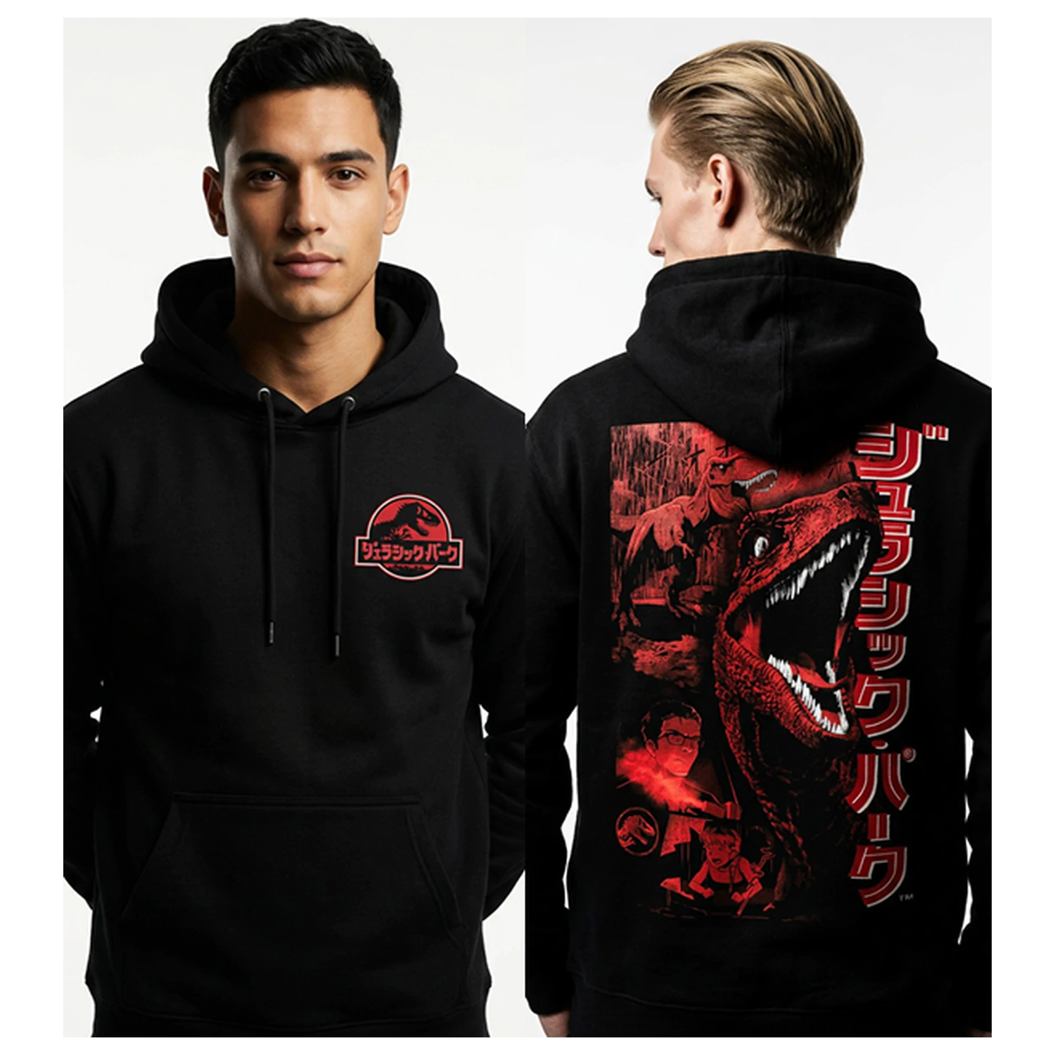 Jurassic Park Dino Japan Kapuzenpullover Produktfoto