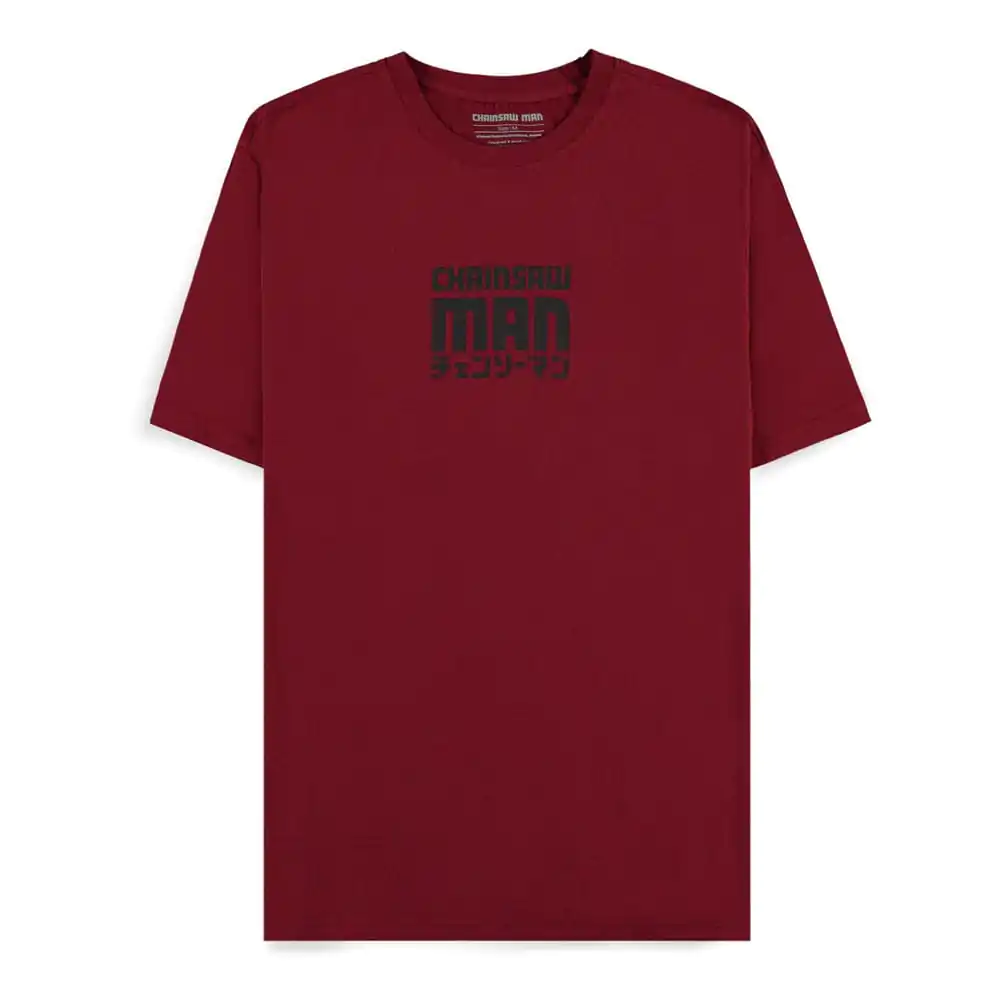 Chainsaw Man T-Shirt Smile Bordeaux Produktfoto