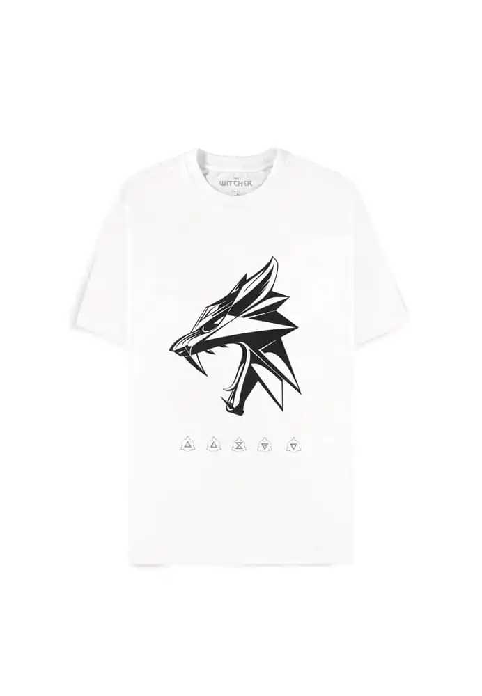 The Witcher Wild Hunt T-Shirt Wolf Head Produktfoto